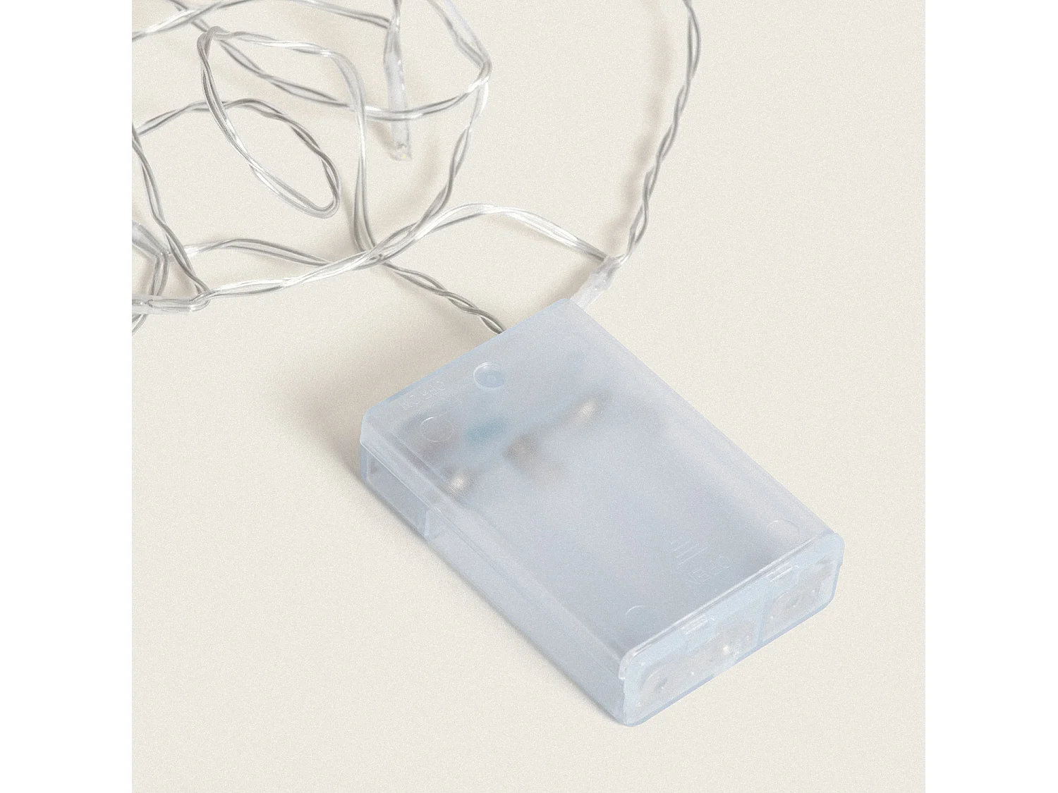 Ghirlanda Cavo LED Batteria 5m Bianco Freddo 6000K Bianco Freddo