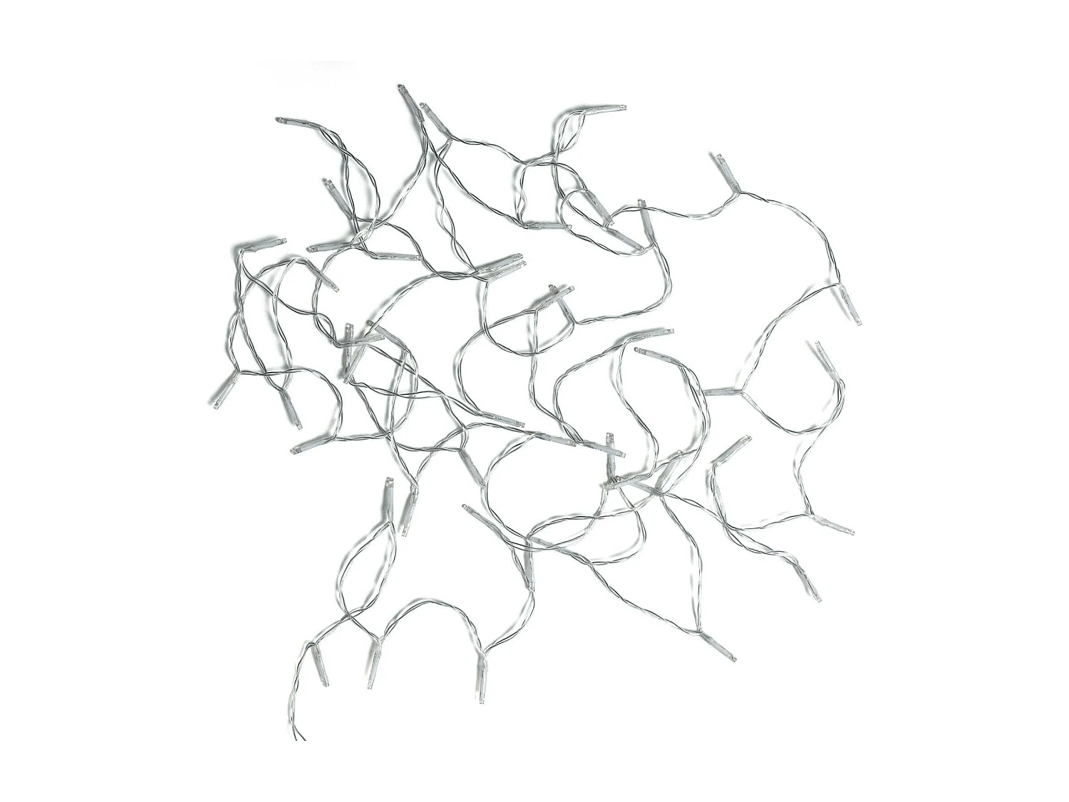 Ghirlanda Cavo LED Batteria 5m Bianco Freddo 6000K Bianco Freddo