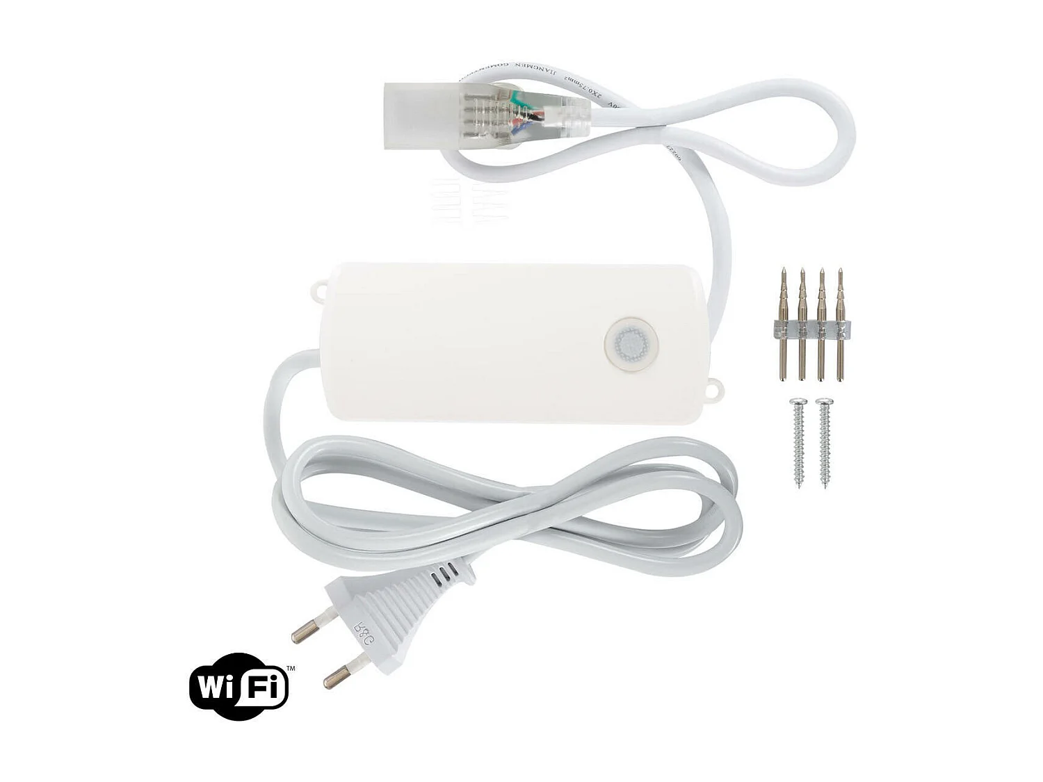 Contrôleur Ruban LED 220V AC WiFi IP65 Coupe tous les 25/100cm Monochrome