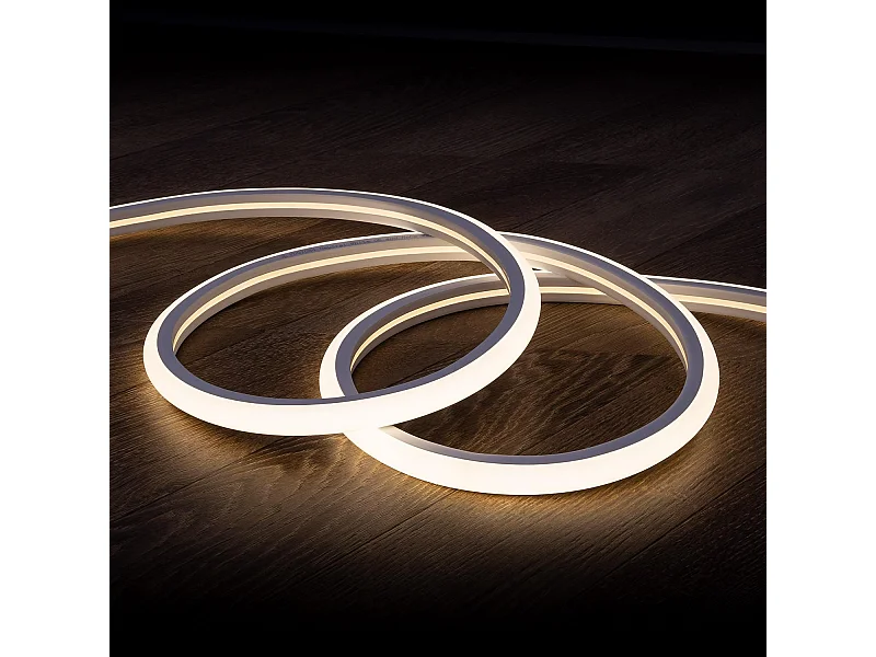 Ruban LED Néon Dimmable 220V Blanc Neutre Semi-Circulaire 180 7.5W/m Coupe 100cm IP67 Sur mesure 4 m