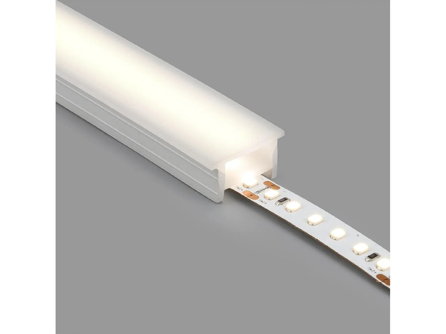 Profilé Néon SFLEX 25x14 Courbe Verticale pour Rubans LED IP20 jusqu'à 15 mm 10 m