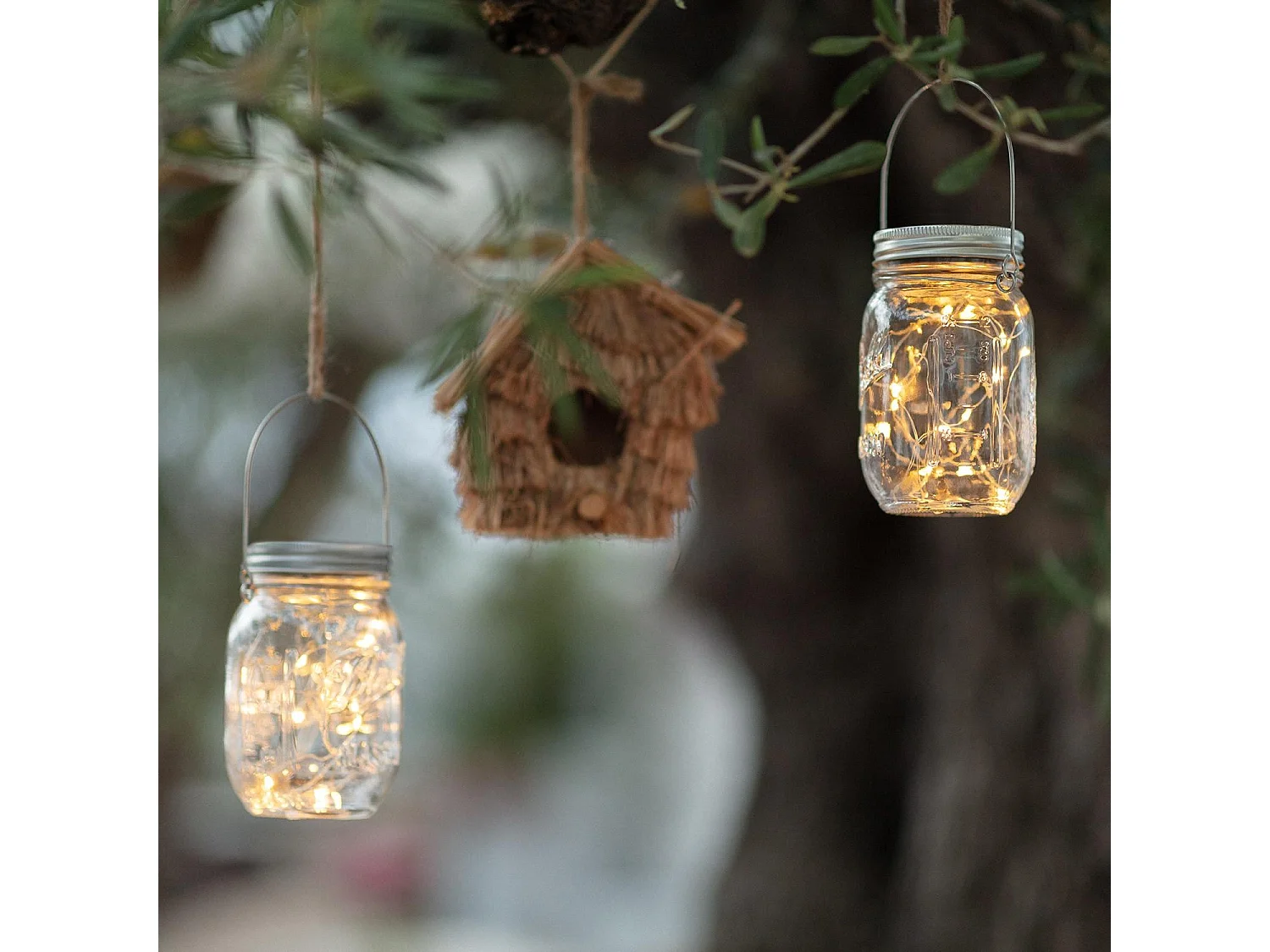 Lampada LED Solare Tarro 3000K Bianco Caldo