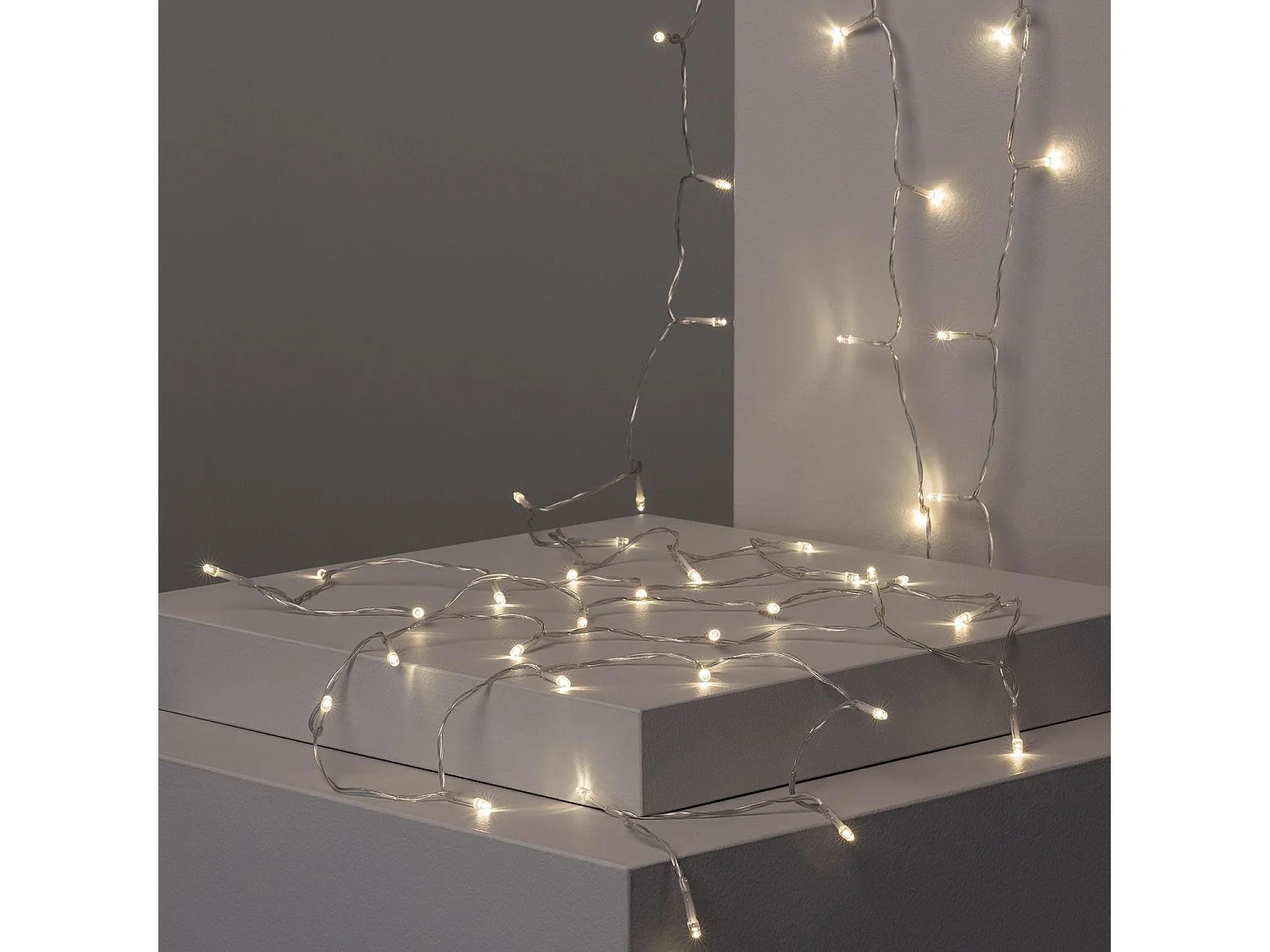 Ghirnalda LED Solare Per Esterni Lilac 5m 3000K Bianco Caldo