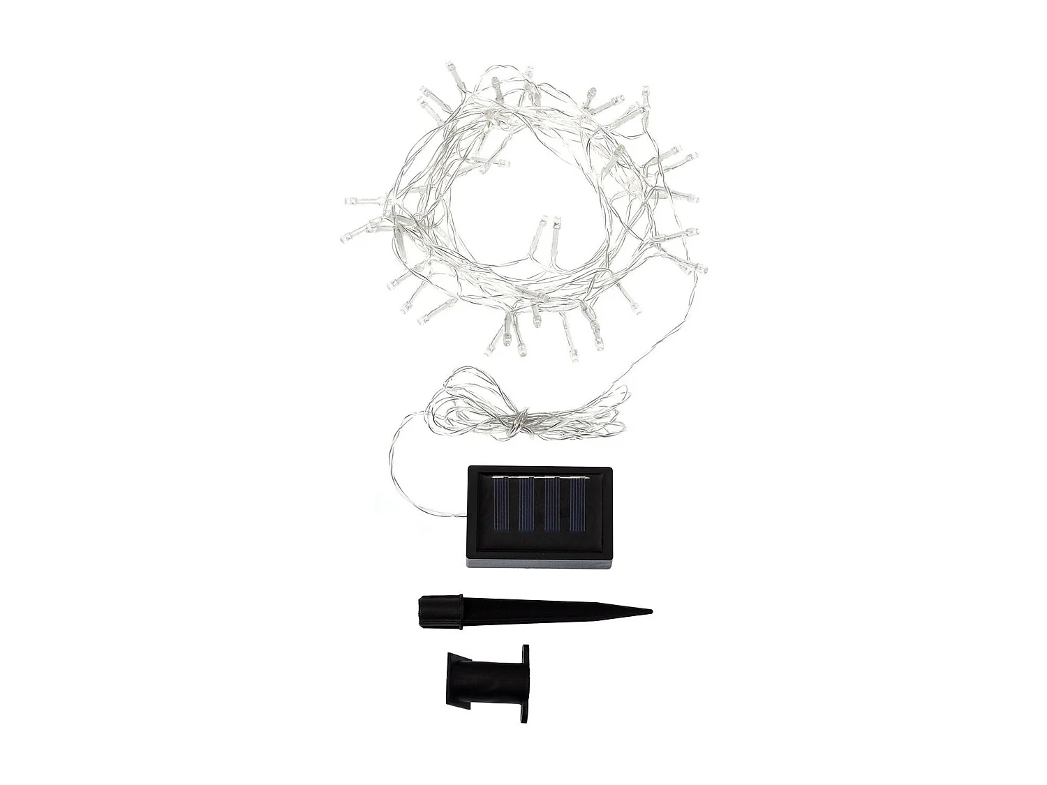 Guirnalda Solar Exterior LED Lilac 5m 3000K Blanco Cálido