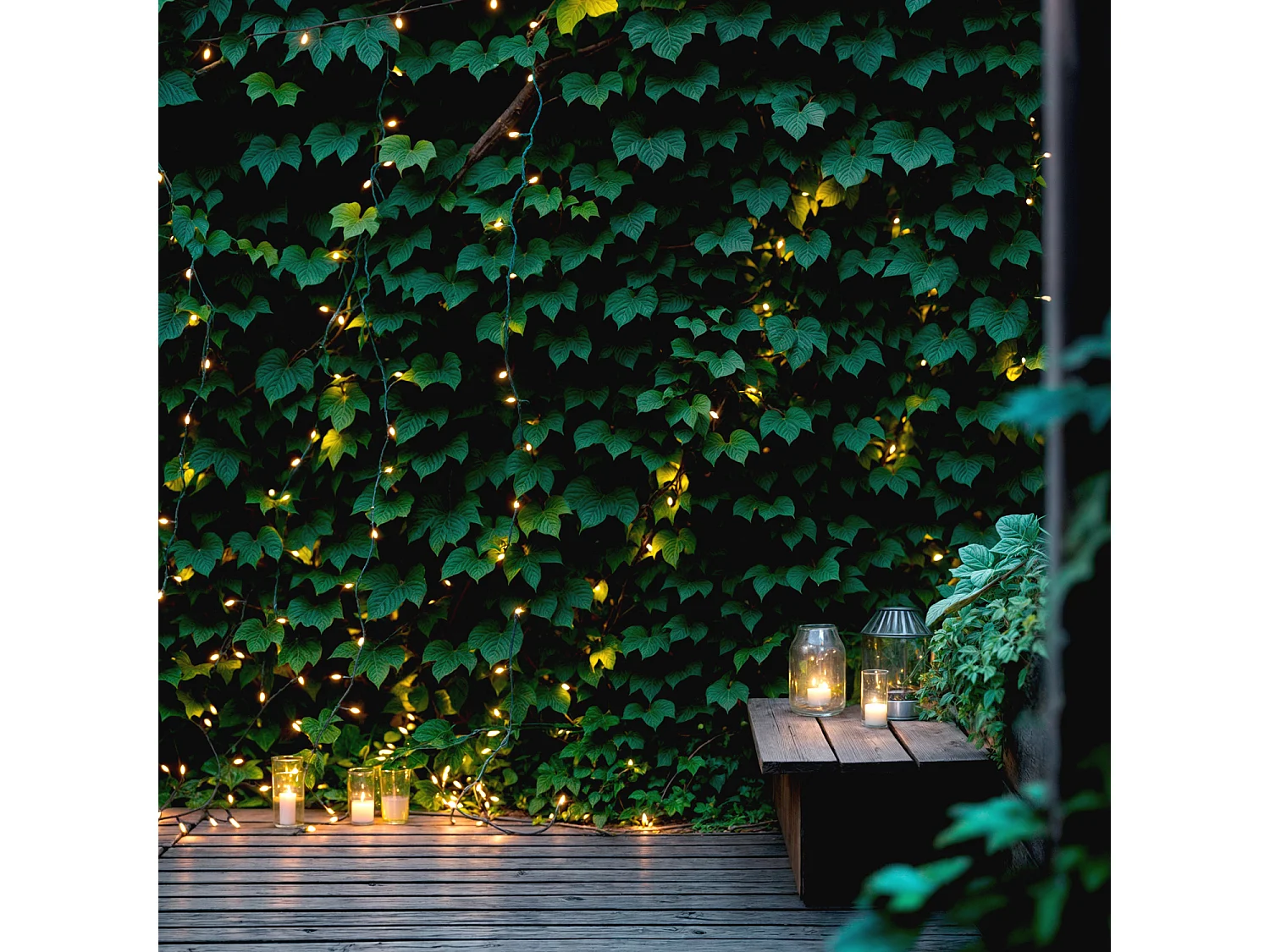 Guirlande LED Extérieure Solaire 30 Boules 5m 3000K Blanc chaud