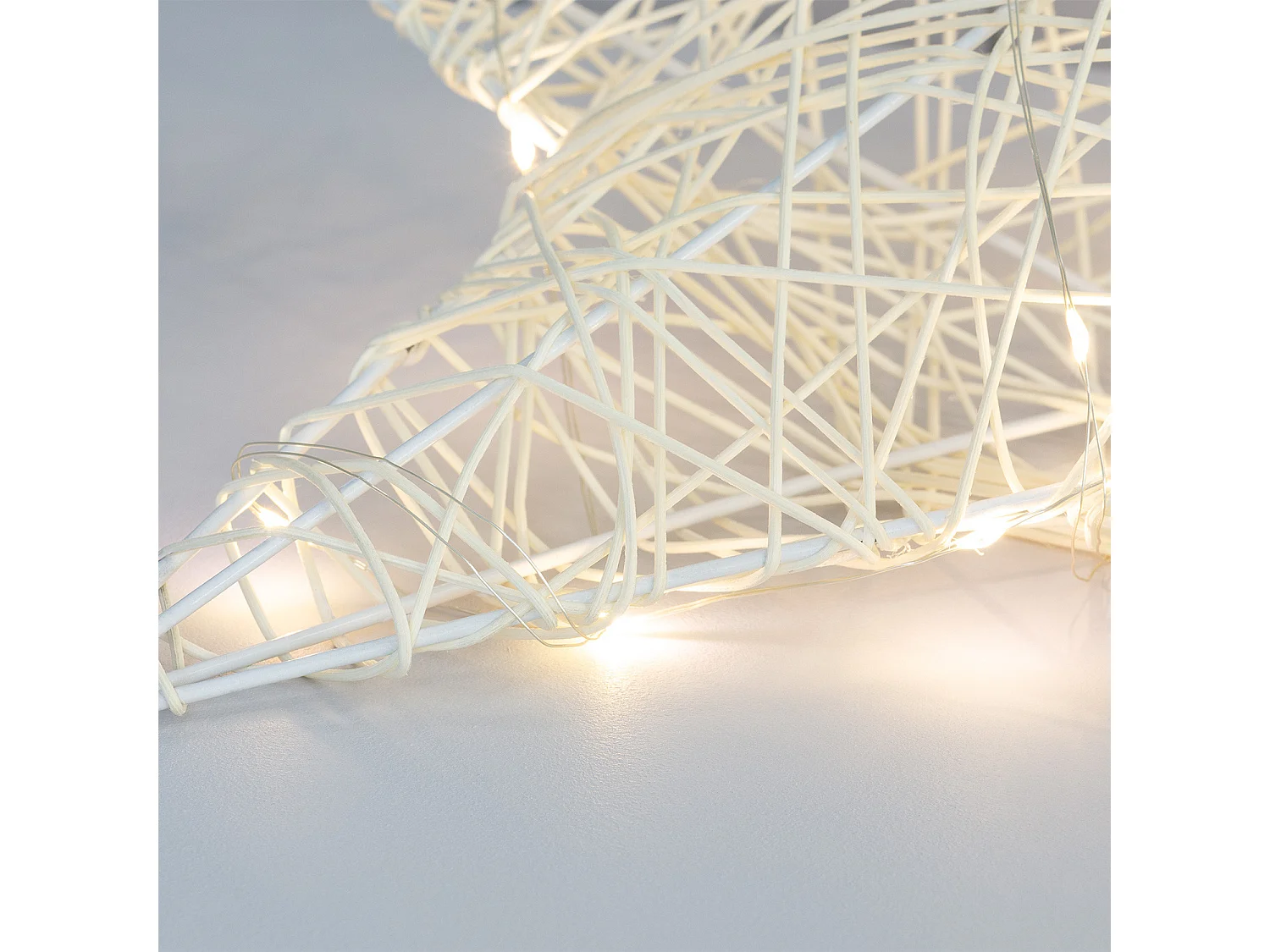 Étoile Lumineuse LED Irawo 42x42 cm 3000K Blanc chaud