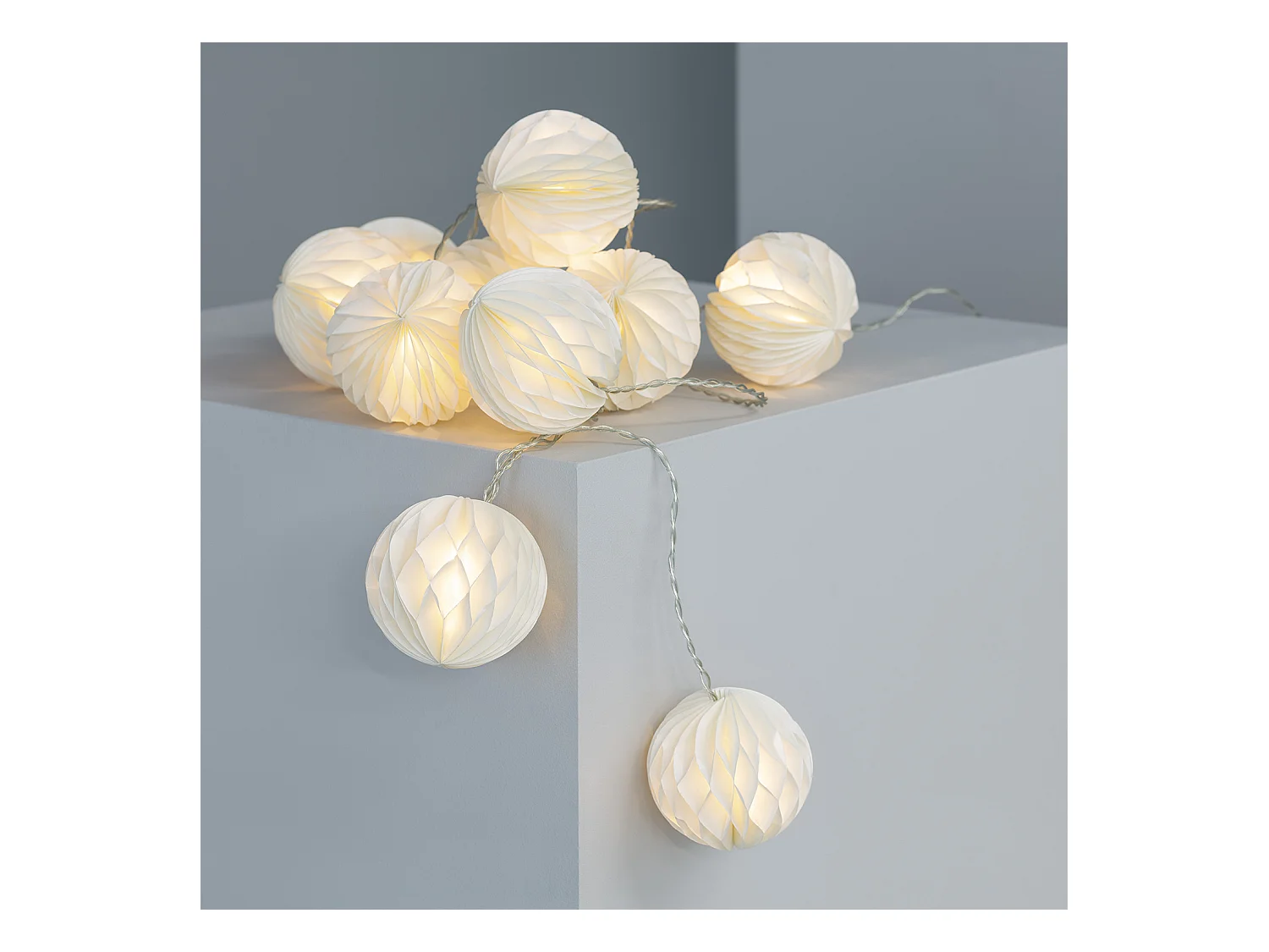 Guirlande LED Stewpot à Piles 2.1m 3000K Blanc chaud