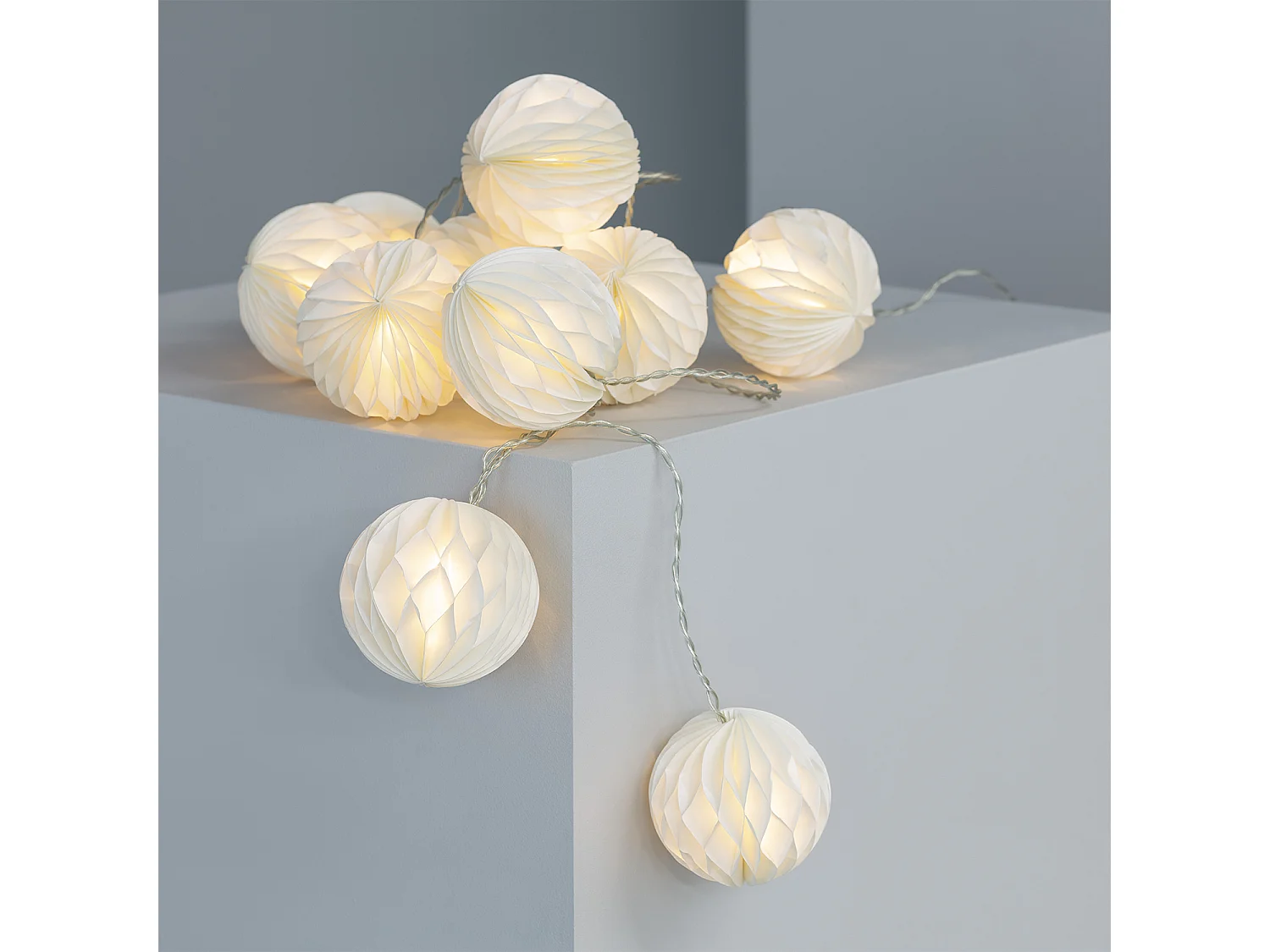 Guirlande LED Stewpot à Piles 2.1m 3000K Blanc chaud