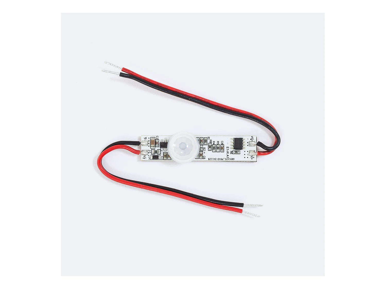 Mini Sensore di Movimento PIR 120º per Striscia LED Bianco
