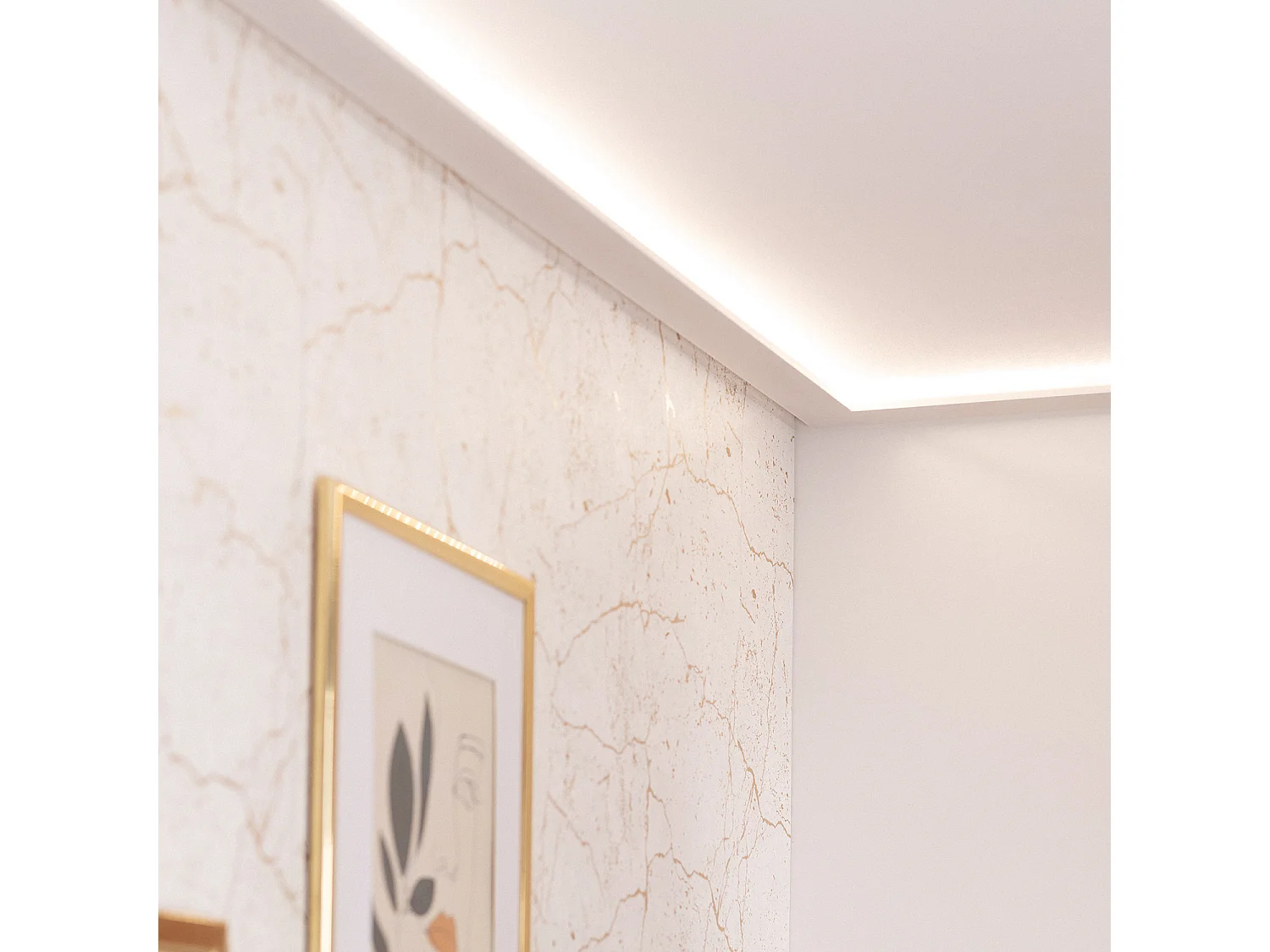 Moldura para Tira LED 2m Modern Blanco