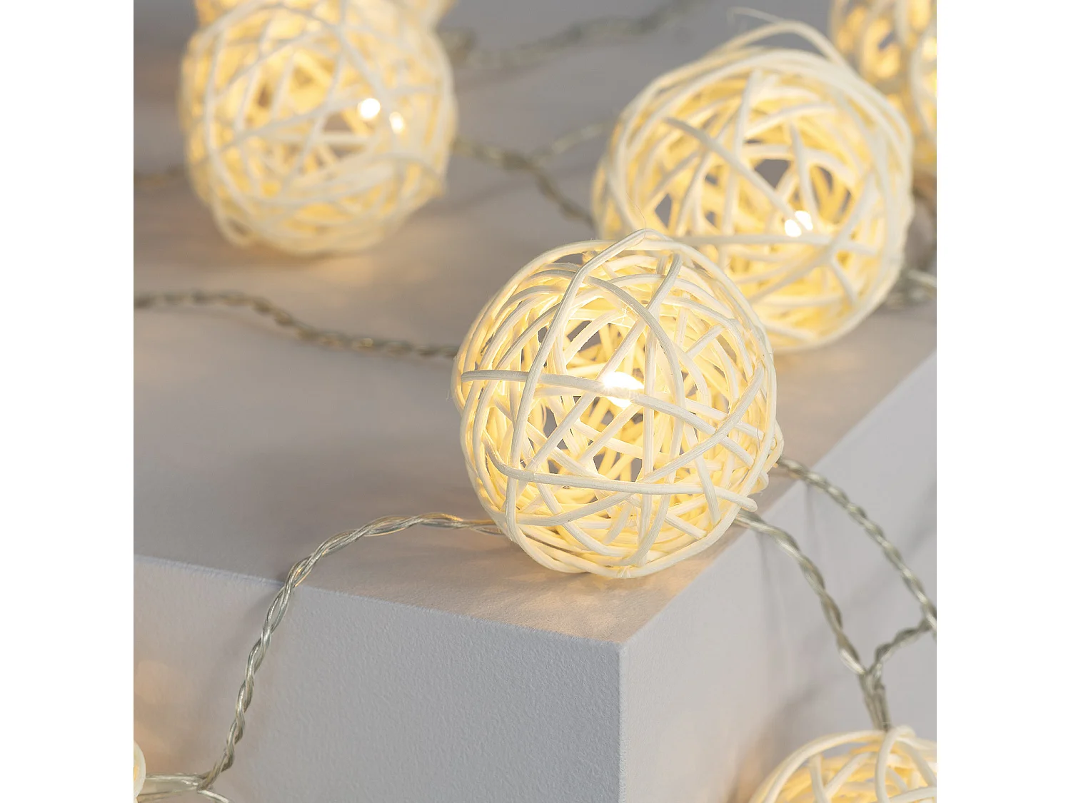 Ghirlanda di Luci LED Bhala 1,6m 3000K Bianco Caldo