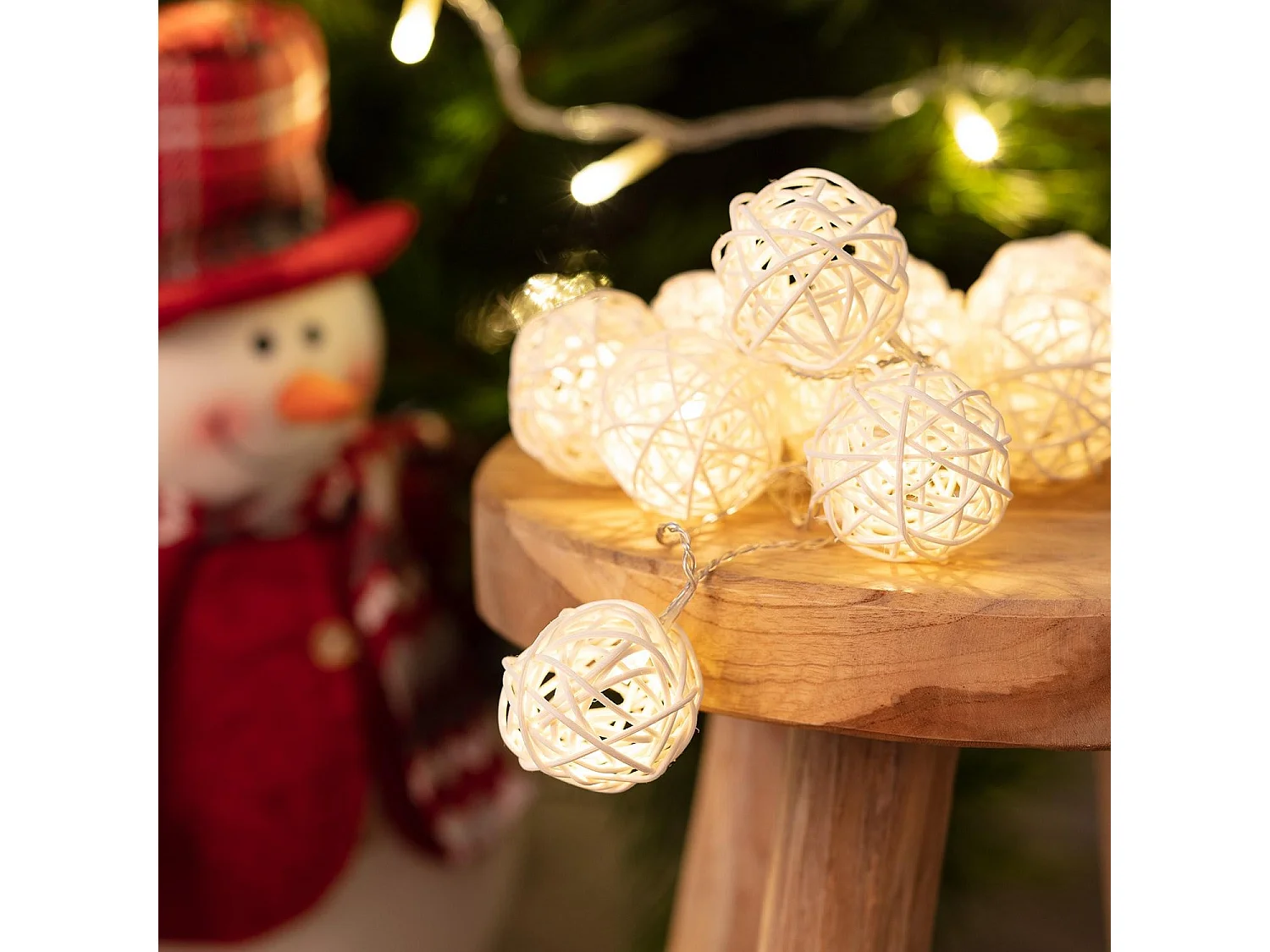 Ghirlanda di Luci LED Bhala 1,6m 3000K Bianco Caldo