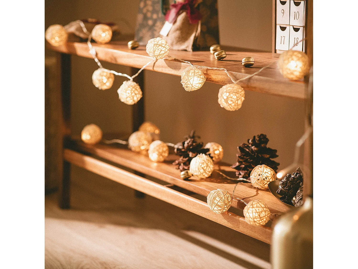 Guirlande Lumineuse LED Bhala 1.6m 3000K Blanc chaud