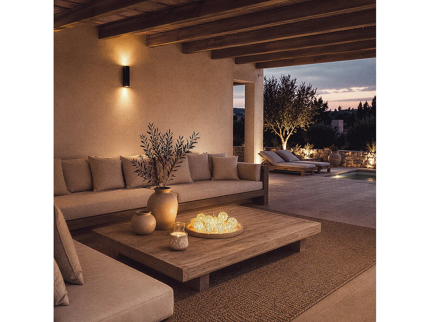 Ghirlanda di Luci LED Bhala 1,6m 3000K Bianco Caldo