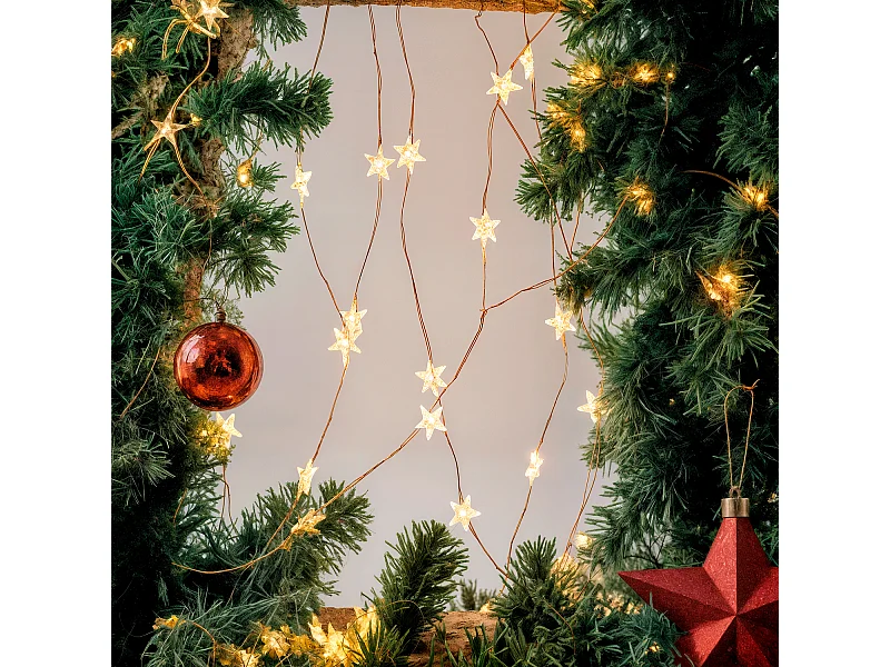 Guirlande Lumineuse LED Fireflies 1.4m  3000K Blanc chaud