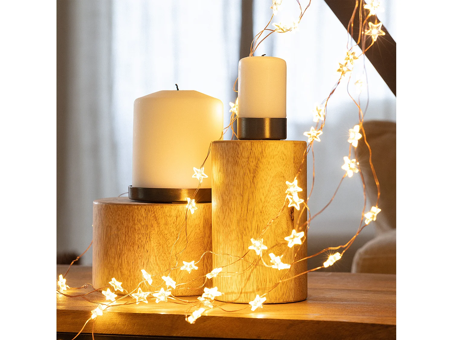 Guirlande Lumineuse LED Fireflies 1.4m  3000K Blanc chaud