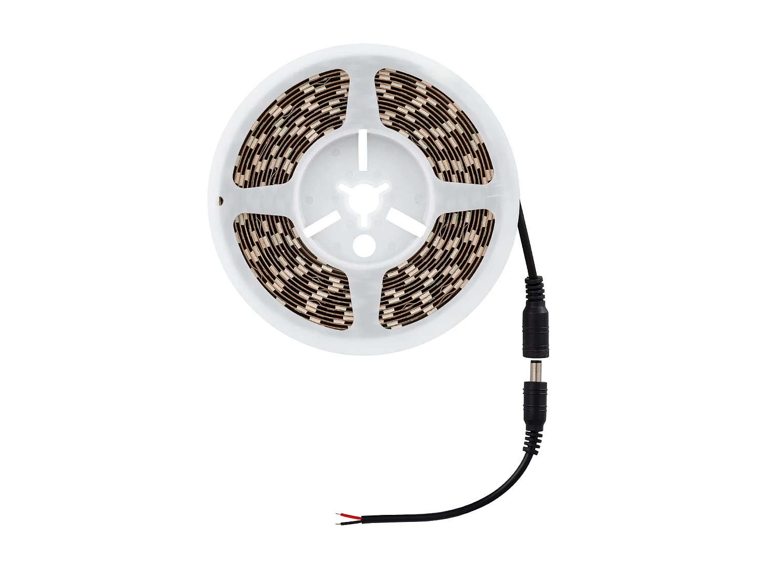 Ruban LED 24V SMD 120 LED/m 5m 17W/m 2640lm/m Double Largeur 15mm Coupe 10cm IP20 3000K Blanc chaud
