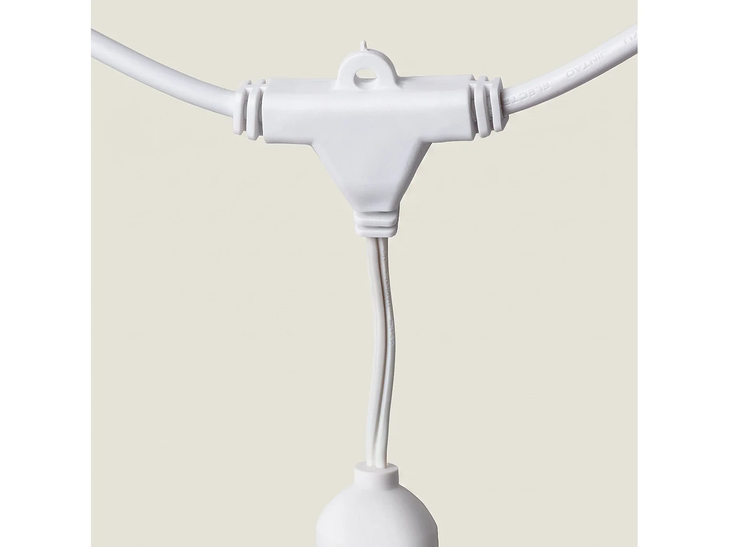 Guirnalda Exterior con Bombillas LED E27 Filamento 5.5m IP65 Blanco 2700K Blanco Cálido