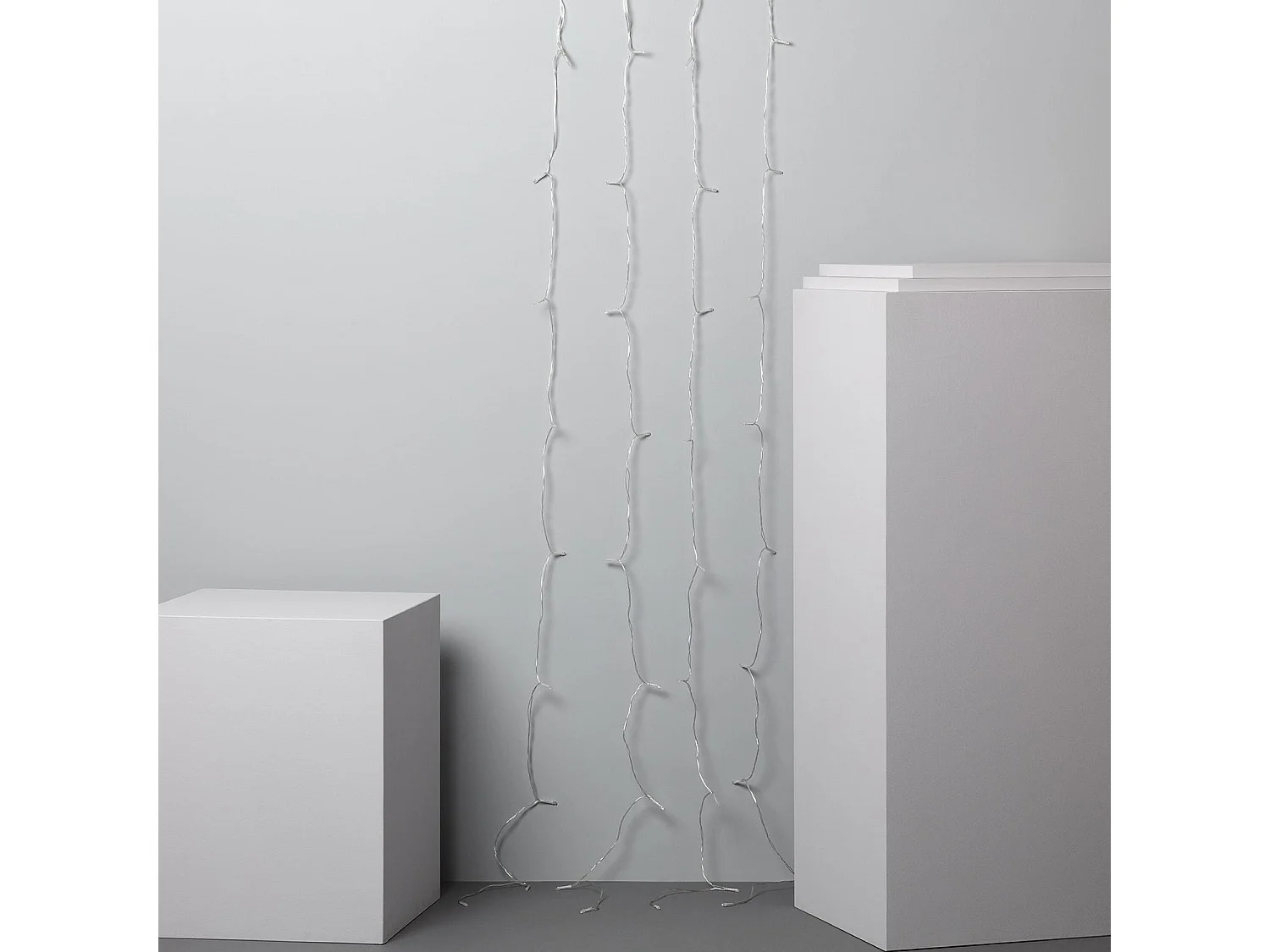 Guirlande LED Extérieure à Piles pour Parasol 2m  3000K Blanc chaud