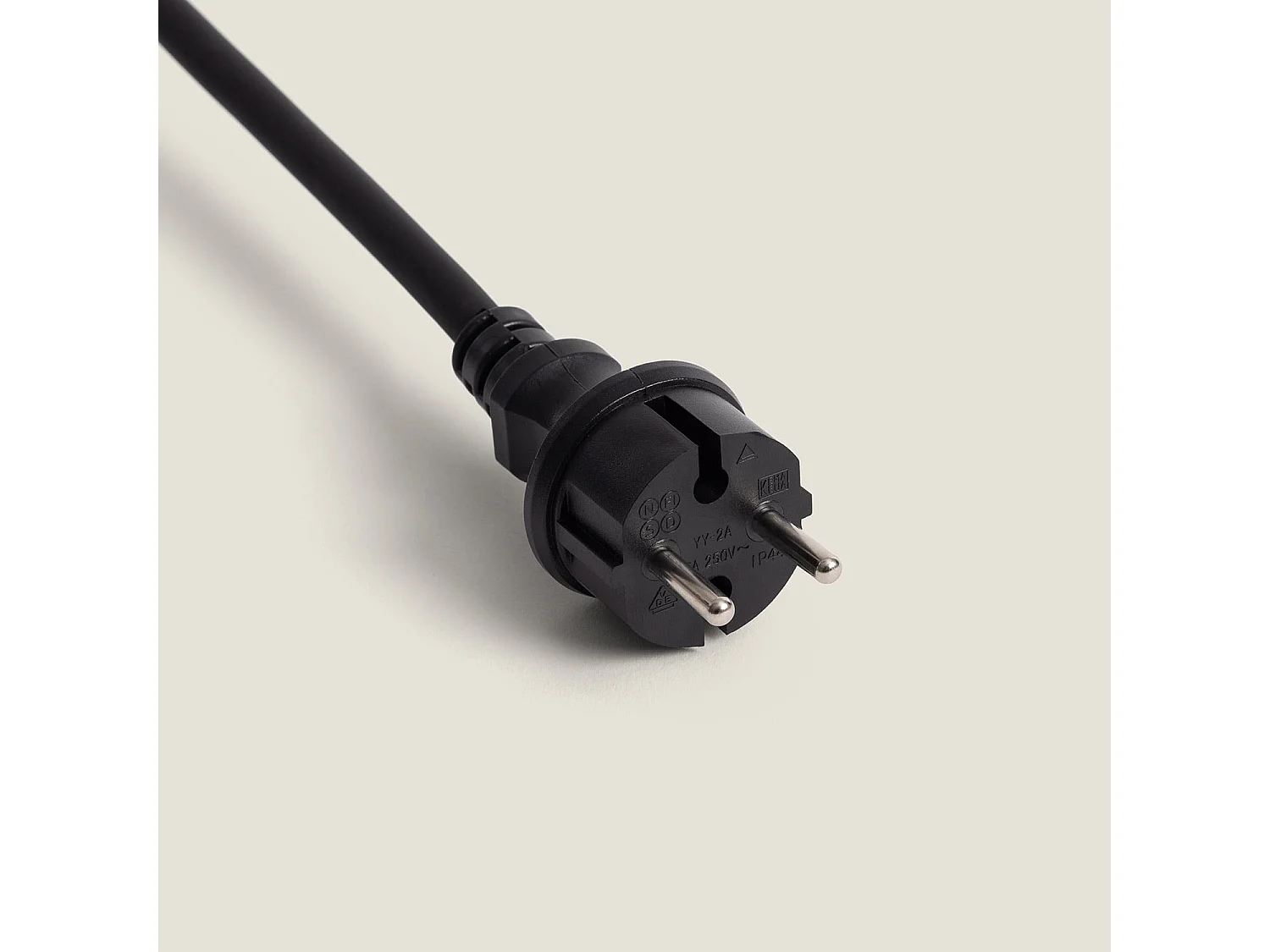 Guirnaldas para Exterior IP44 Cable Eléctrico Plano con Portalámparas E27 a Medida Negro 10 m
