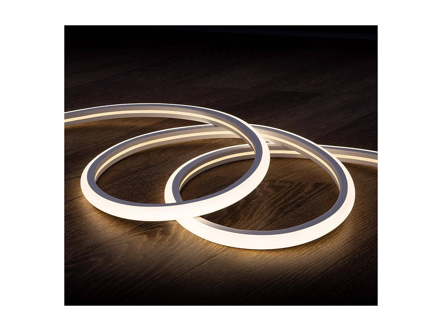 Gaine Néon LED Flexible Dimmable 7.5W/m 220V AC 120LED/m Semi-circulaire 180° Blanc Neutre IP67 sur Mesure Coupe tous les 100cm 16 m