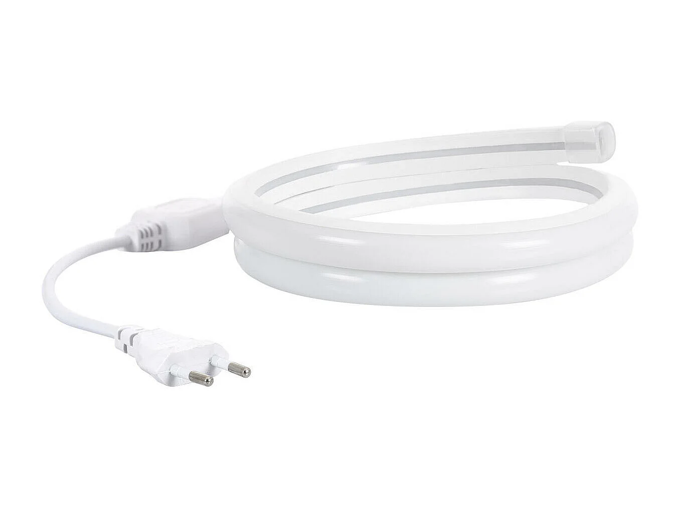 Gaine Néon LED Flexible Dimmable 7.5W/m 220V AC 120LED/m Semi-circulaire 180° Blanc Neutre IP67 sur Mesure Coupe tous les 100cm 16 m