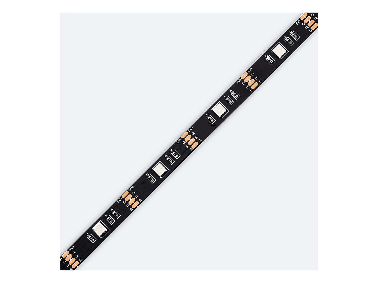 Ruban LED 5V RGB 24 LED/m 2m IP20 Kit avec USB pour Télévision RGB