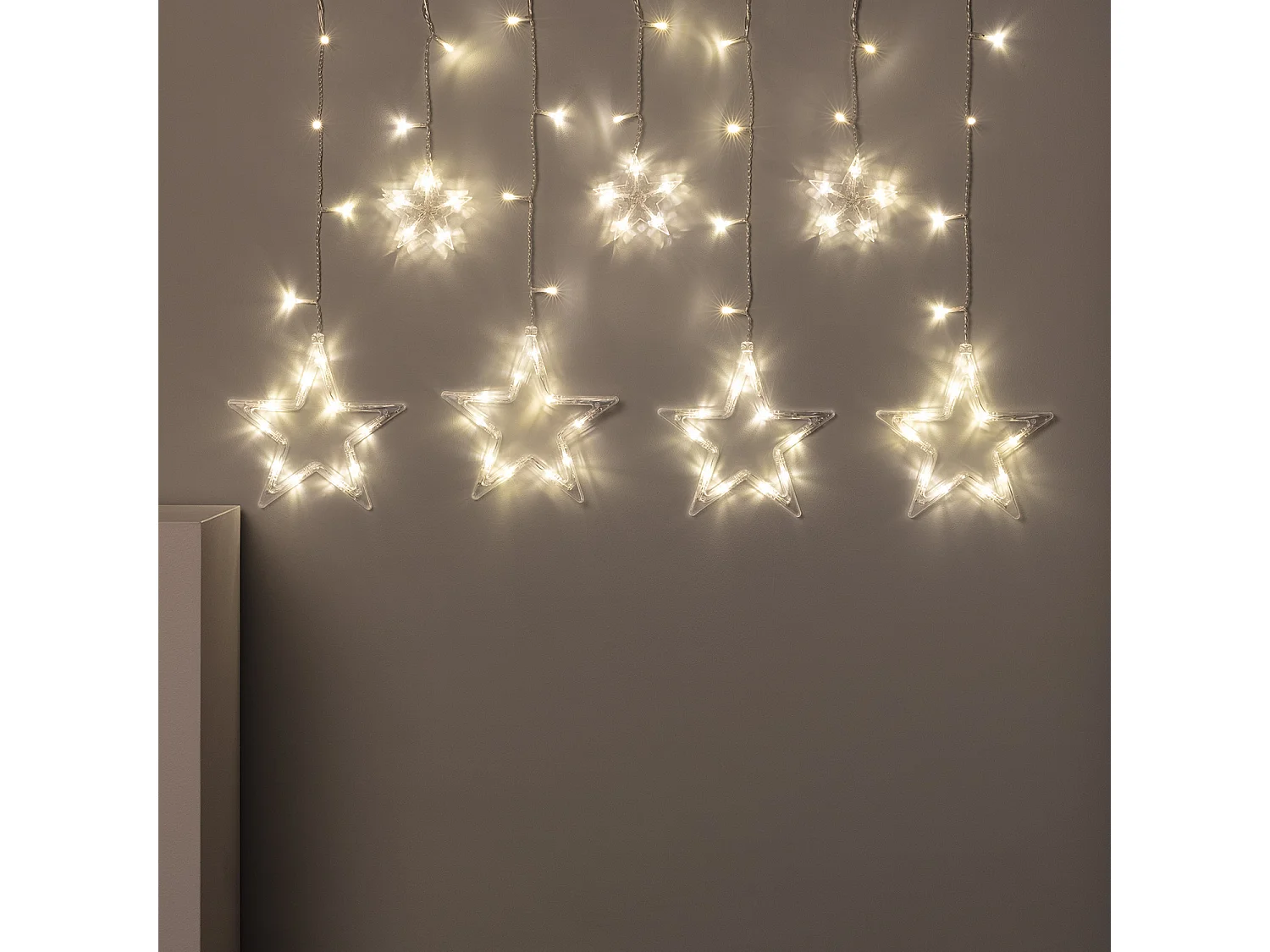 Ghirlanda per Esterni LED Stella 1.2m 3000K Bianco Caldo