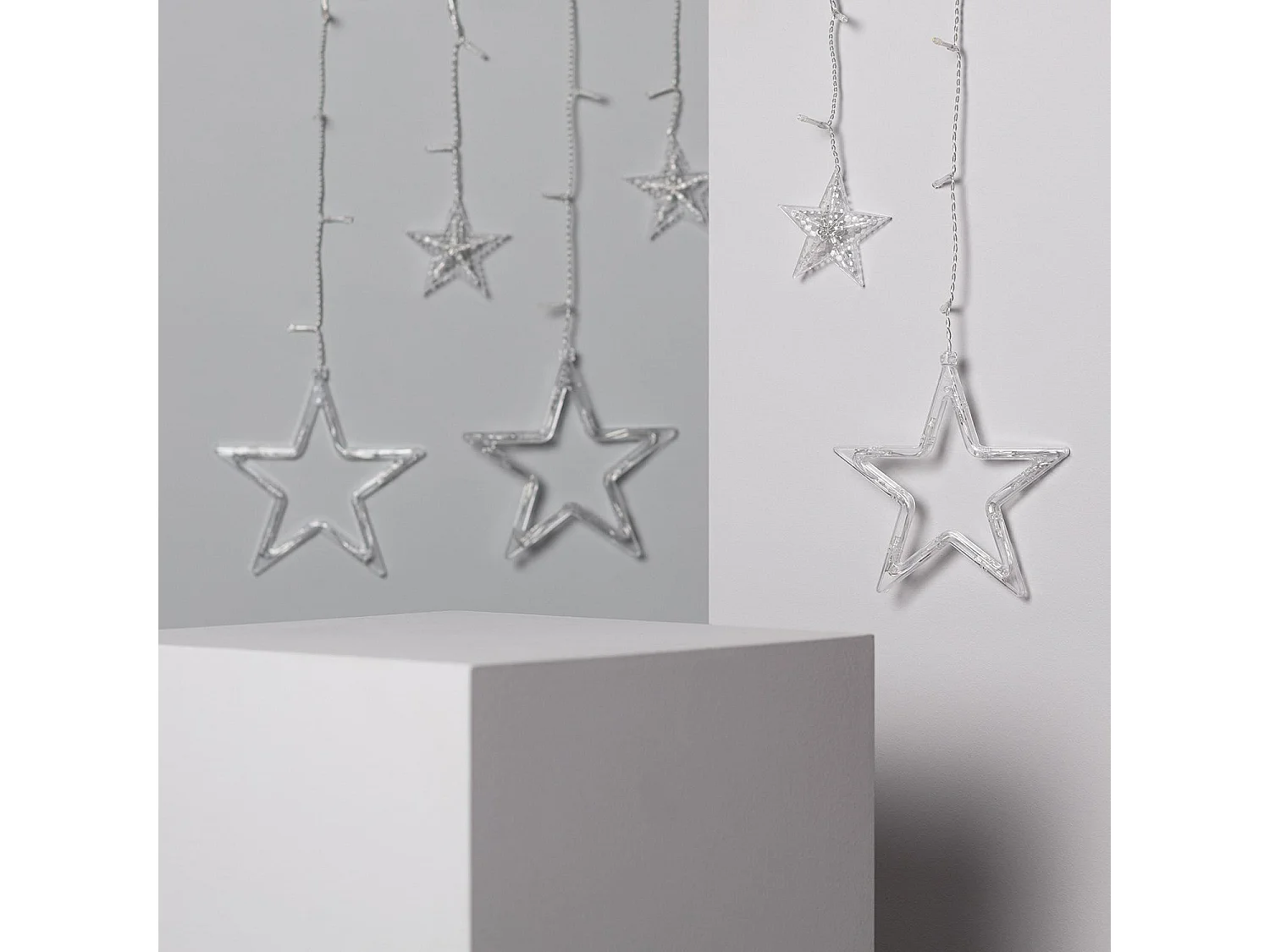 Ghirlanda per Esterni LED Stella 1.2m 3000K Bianco Caldo