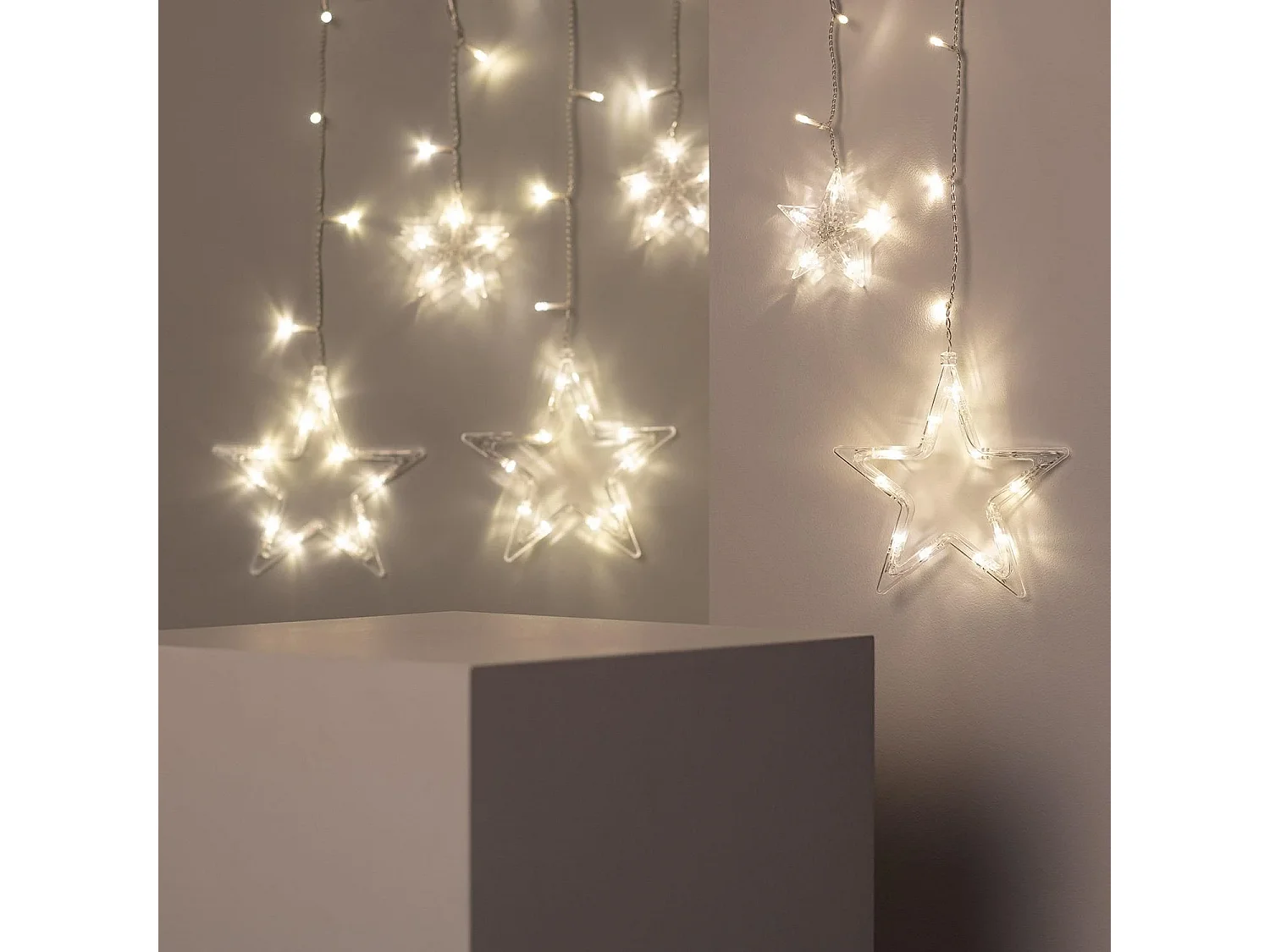 Ghirlanda per Esterni LED Stella 1.2m 3000K Bianco Caldo