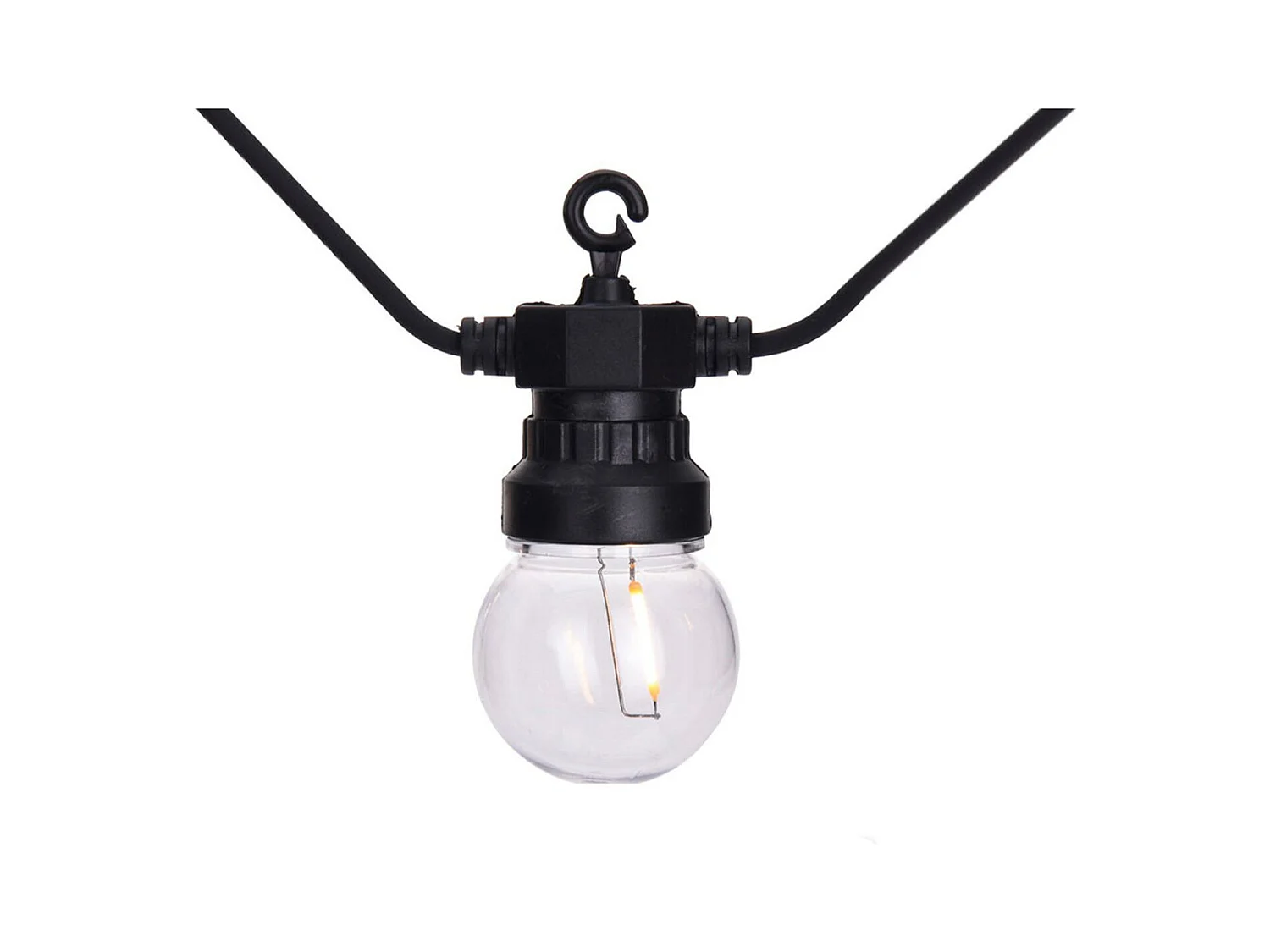 Guirnalda Exterior LED de 10 Bombillas Calderona 7.5m Blanco Cálido 2700K