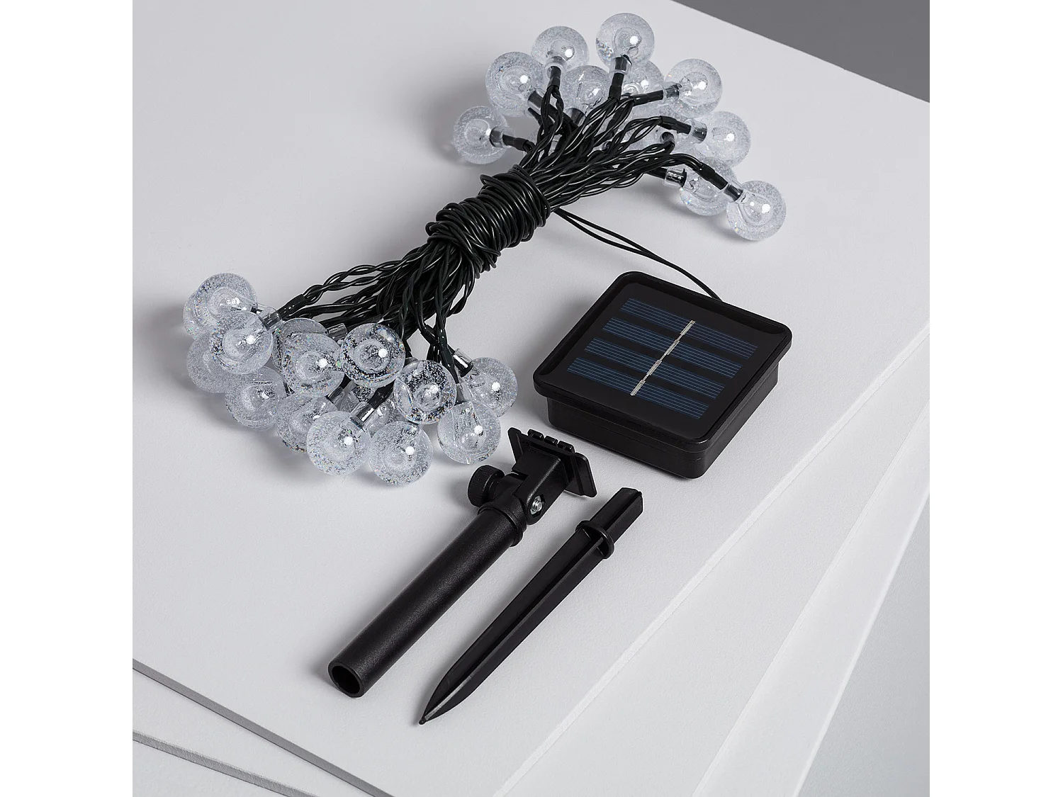 Guirnalda Solar Exterior 30 Bolas LED 5m RGB