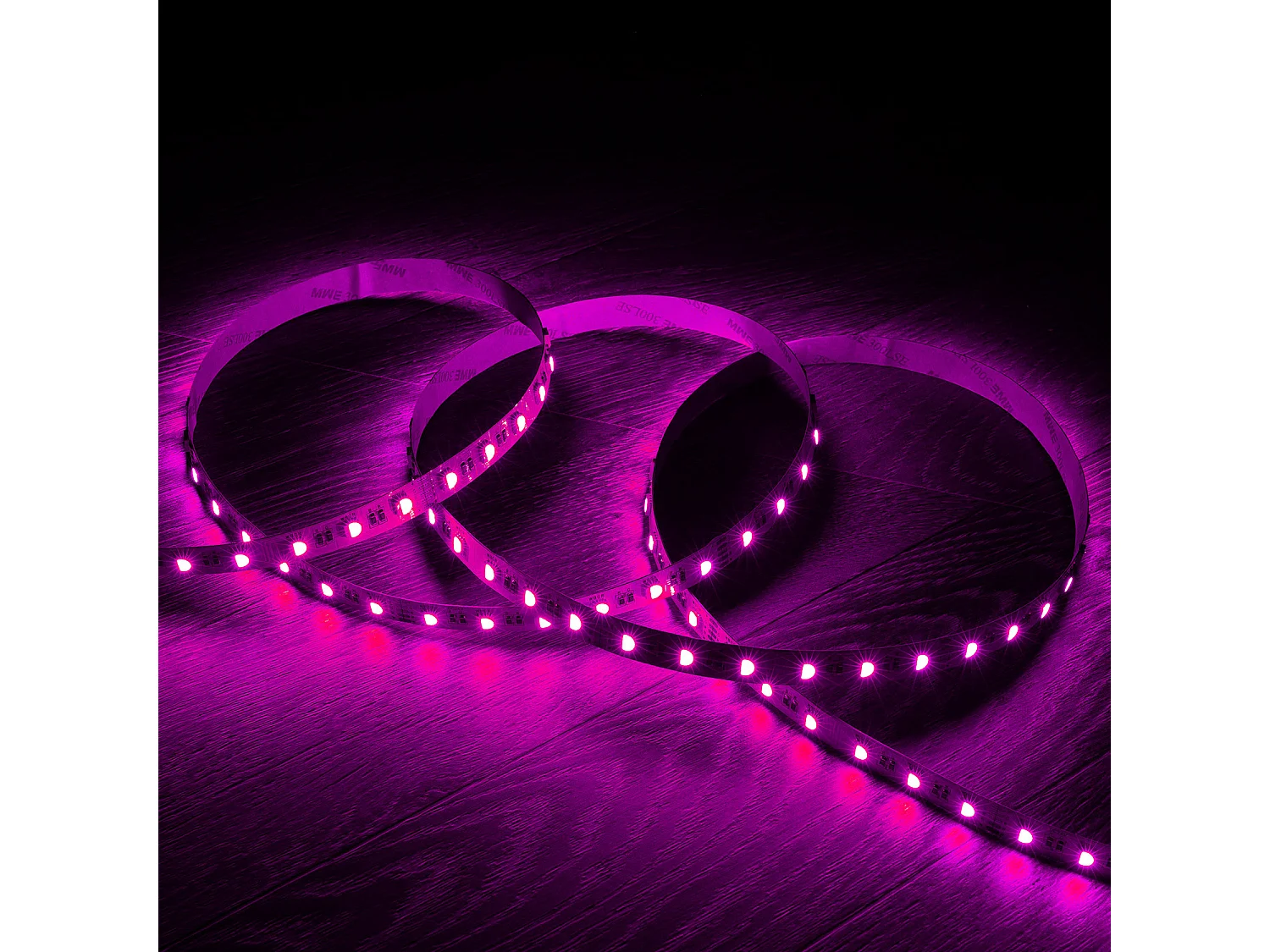 Tira LED 24V RGBW SMD 60LED/m 5m 12W/m Ancho 12mm Corte 10cm IP20 RGBW