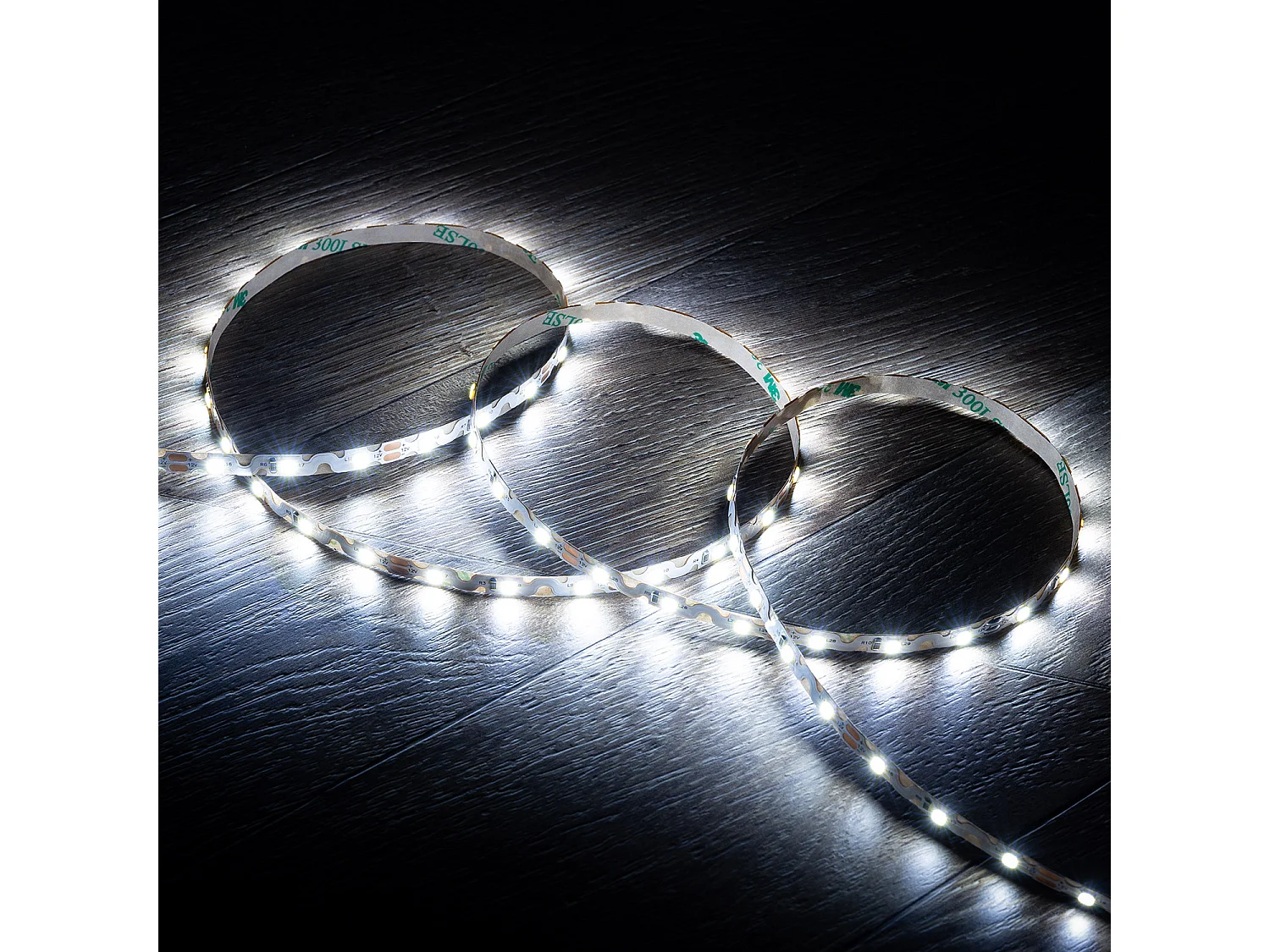 Ruban LED 12V SMD ZIG ZAG 60 LED/m 5m 7W/m 700lm/m Largeur 6mm Coupe 5cm IP20 5000K Blanc froid