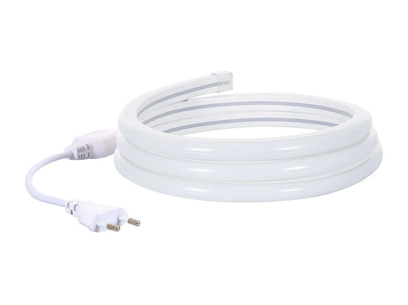 Tira LED Neón Regulable 220V Verde Semicircular 180 9W/m Corte 100cm IP67 a Medida 4 m