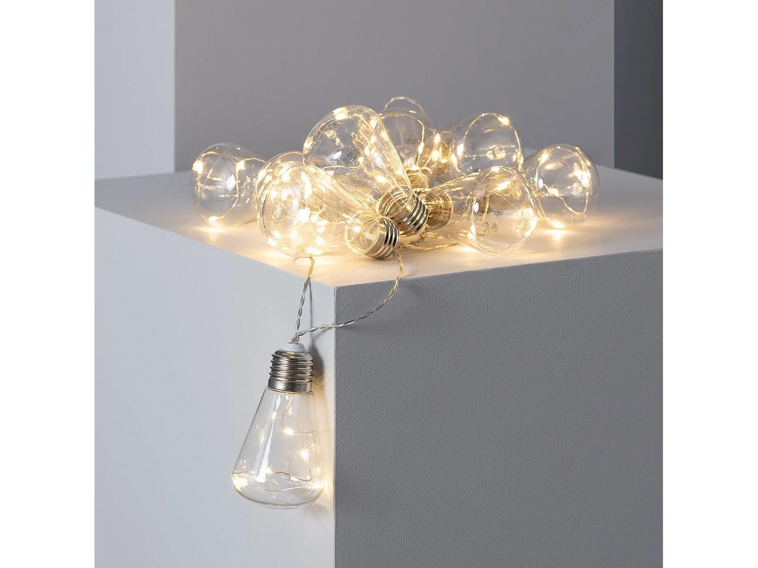 Ghirlanda di Lampadine LED Edison 2m 3000K Bianco Caldo