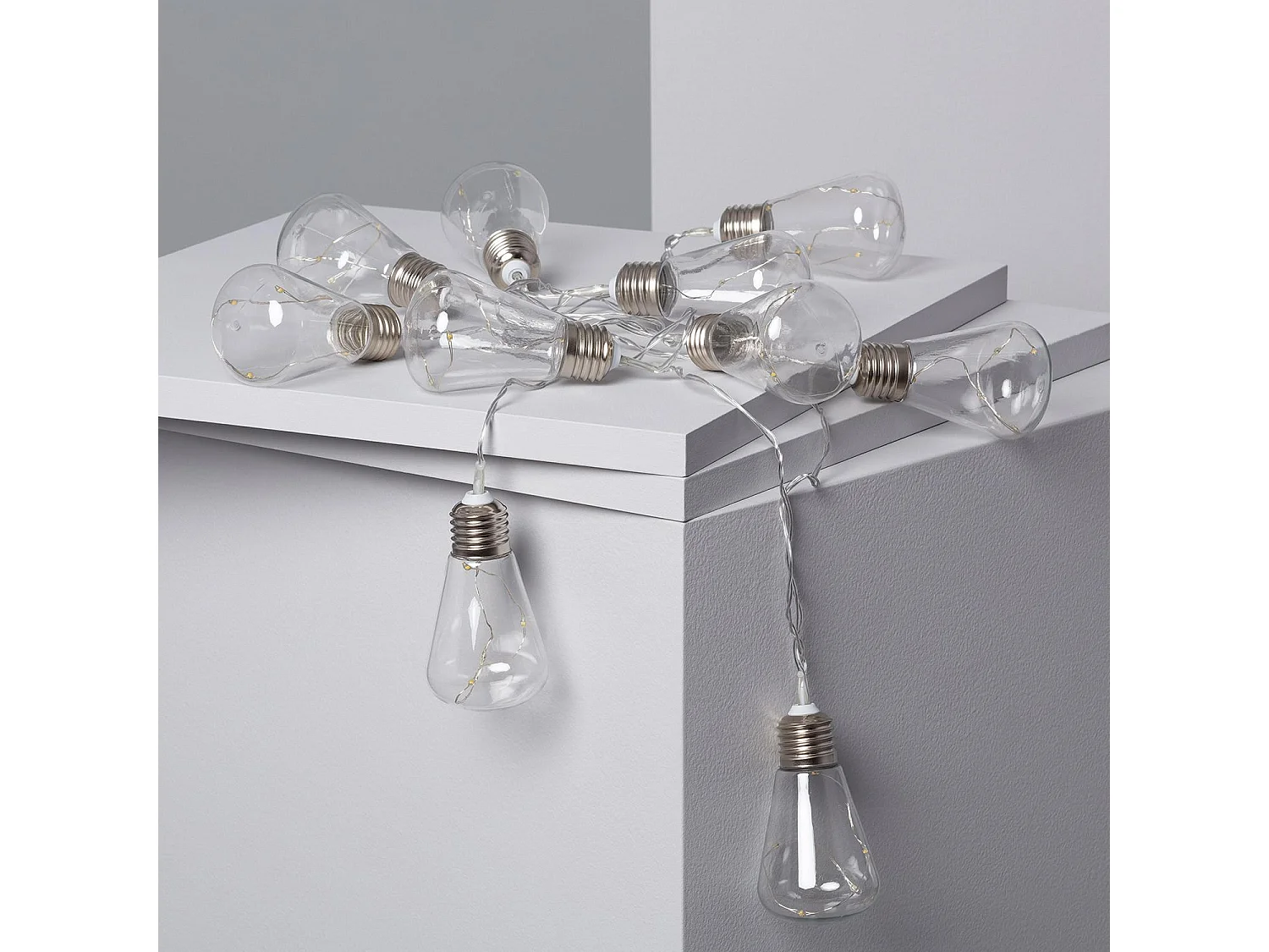 Ghirlanda di Lampadine LED Edison 2m 3000K Bianco Caldo