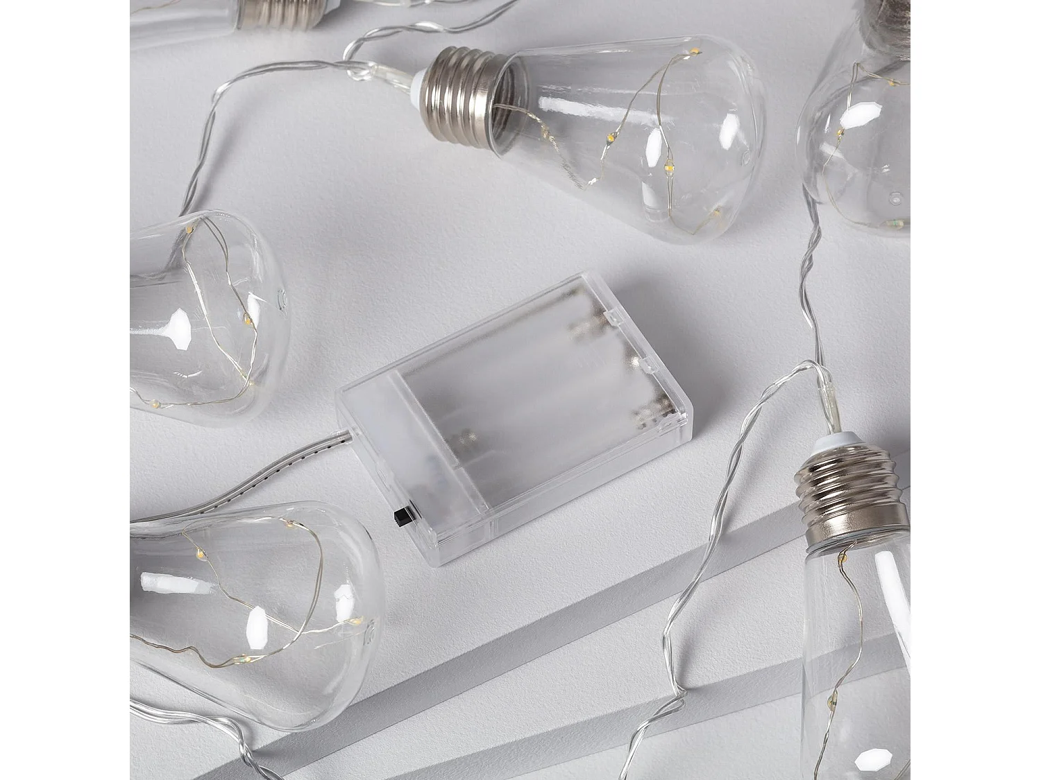 Guirlande d'Ampoules LED Edison 2m 3000K Blanc chaud