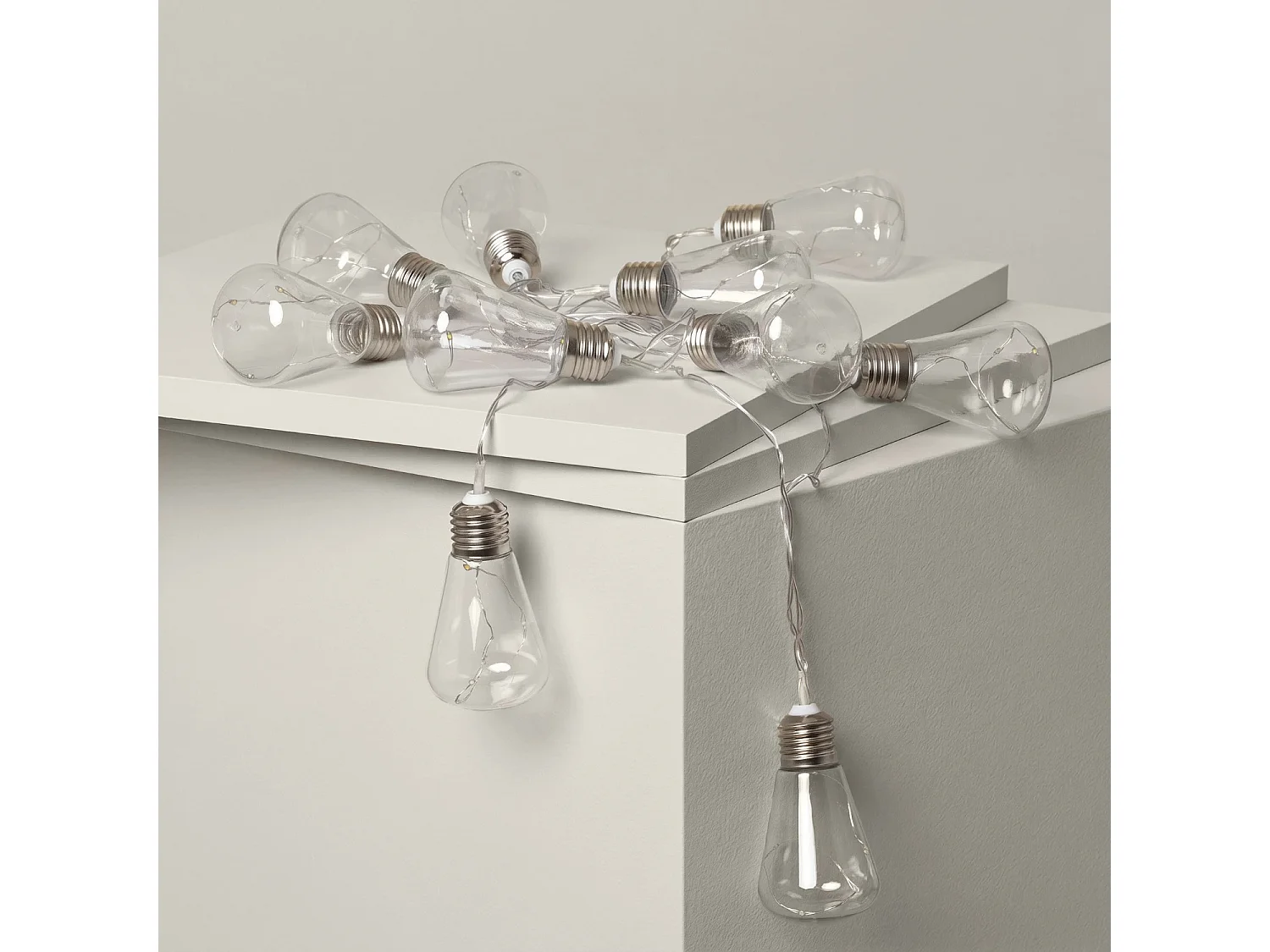 Guirlande d'Ampoules LED Edison 2m 3000K Blanc chaud