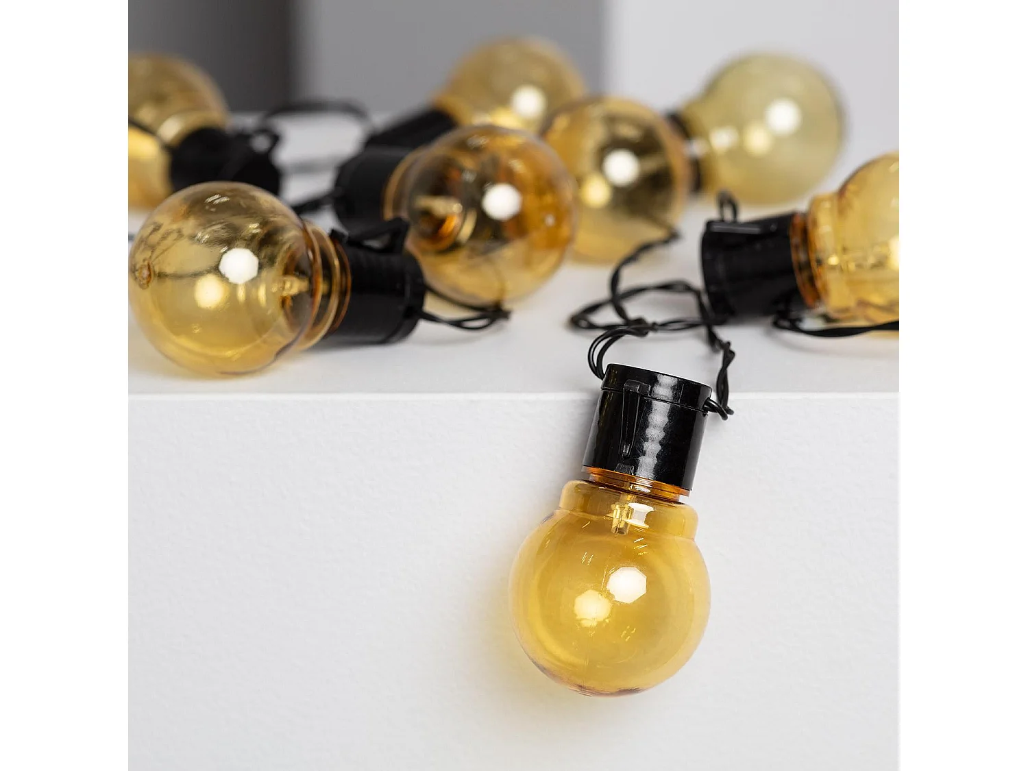 Guirnalda de Bombillas LED Solar Nikola 2m 6000K Blanco Frío