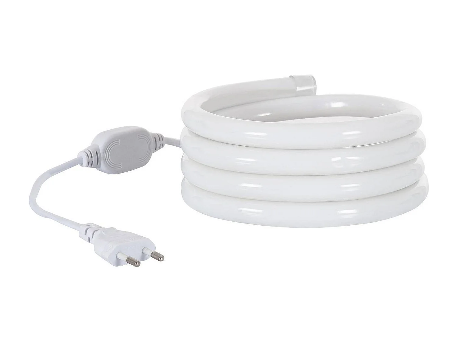 Néon LED Flexible 360º Rond Dimmable 120LED/m 220V AC Blanc Froid IP67 sur Mesure Coupe tous les 100cm 14 m
