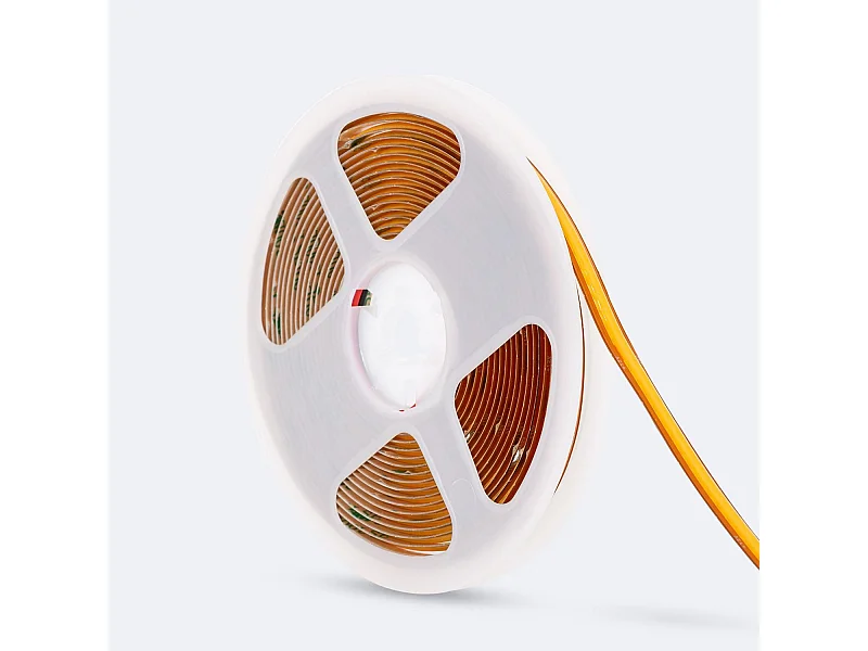 Tira LED 12V COB 528 LED/m 5m 12W/m Ancho 8mm FreeCut IP20 CRI90 4000K Blanco Neutro