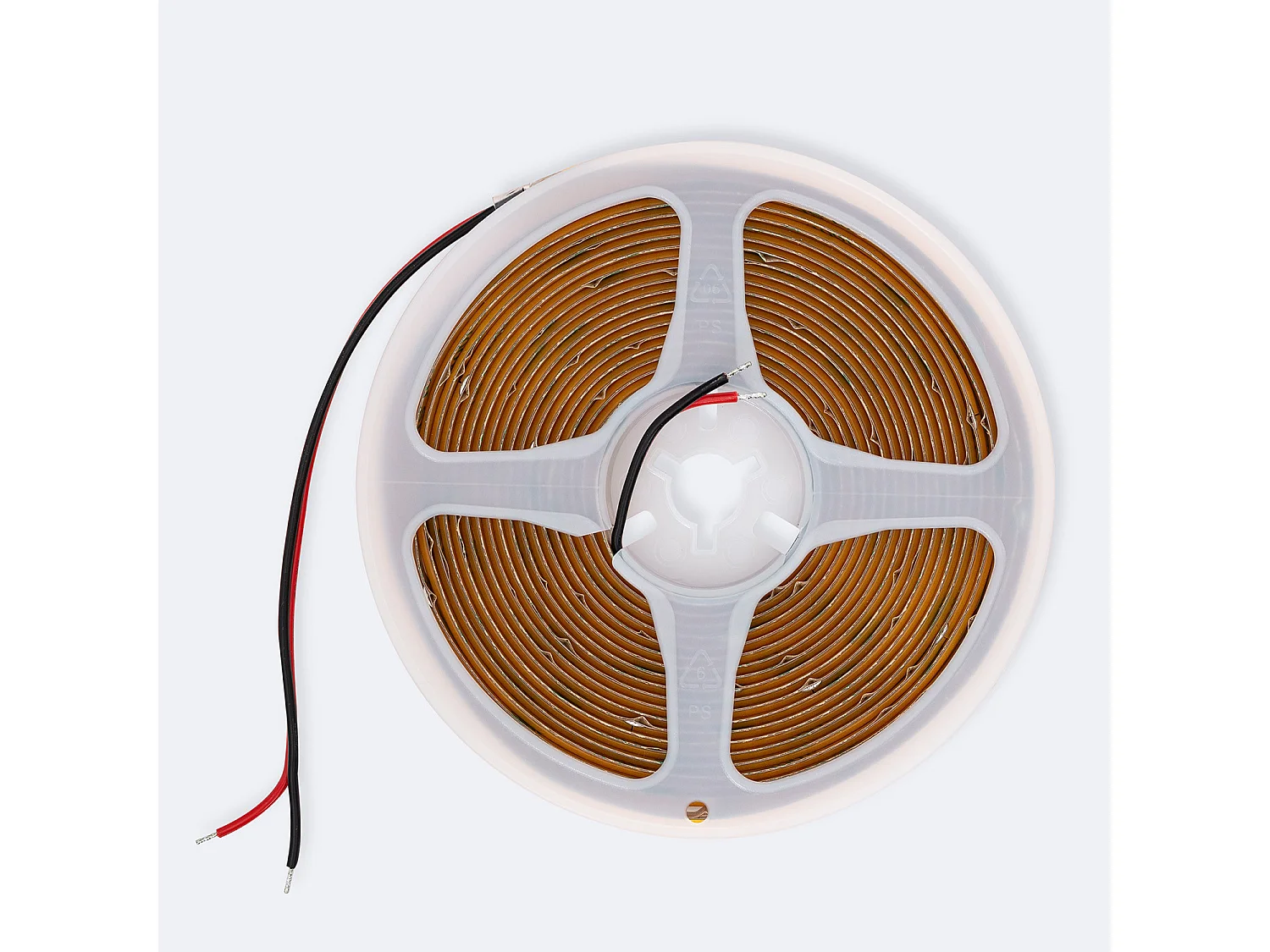 Tira LED 12V COB 528 LED/m 5m 12W/m Ancho 8mm FreeCut IP20 CRI90 4000K Blanco Neutro