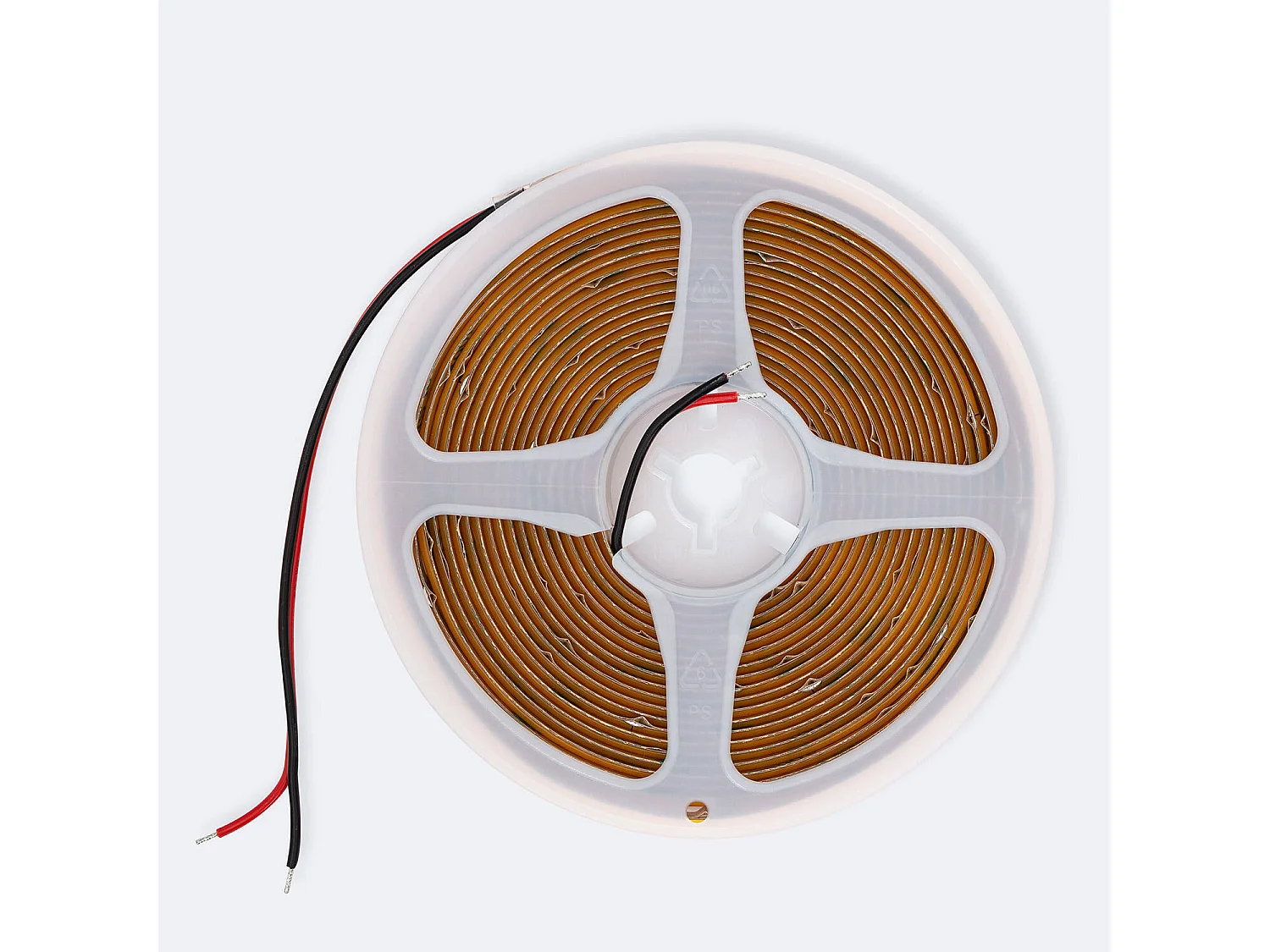 Tira LED 12V COB 528 LED/m 5m 12W/m Ancho 8mm FreeCut IP20 CRI90 4000K Blanco Neutro