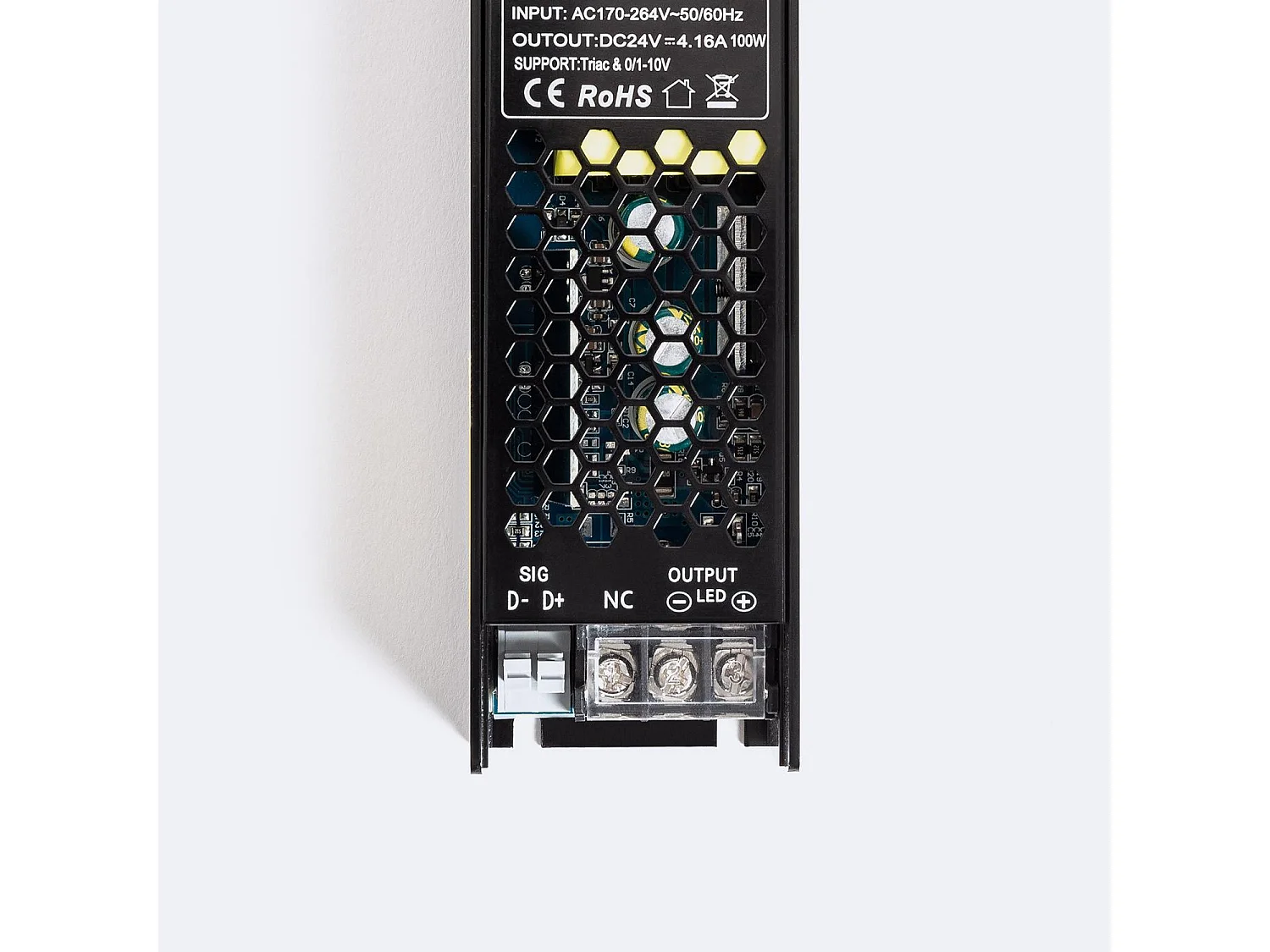 Fuente de Alimentación Regulable 0/1-10V 24V DC 100W 4.16A 100 W