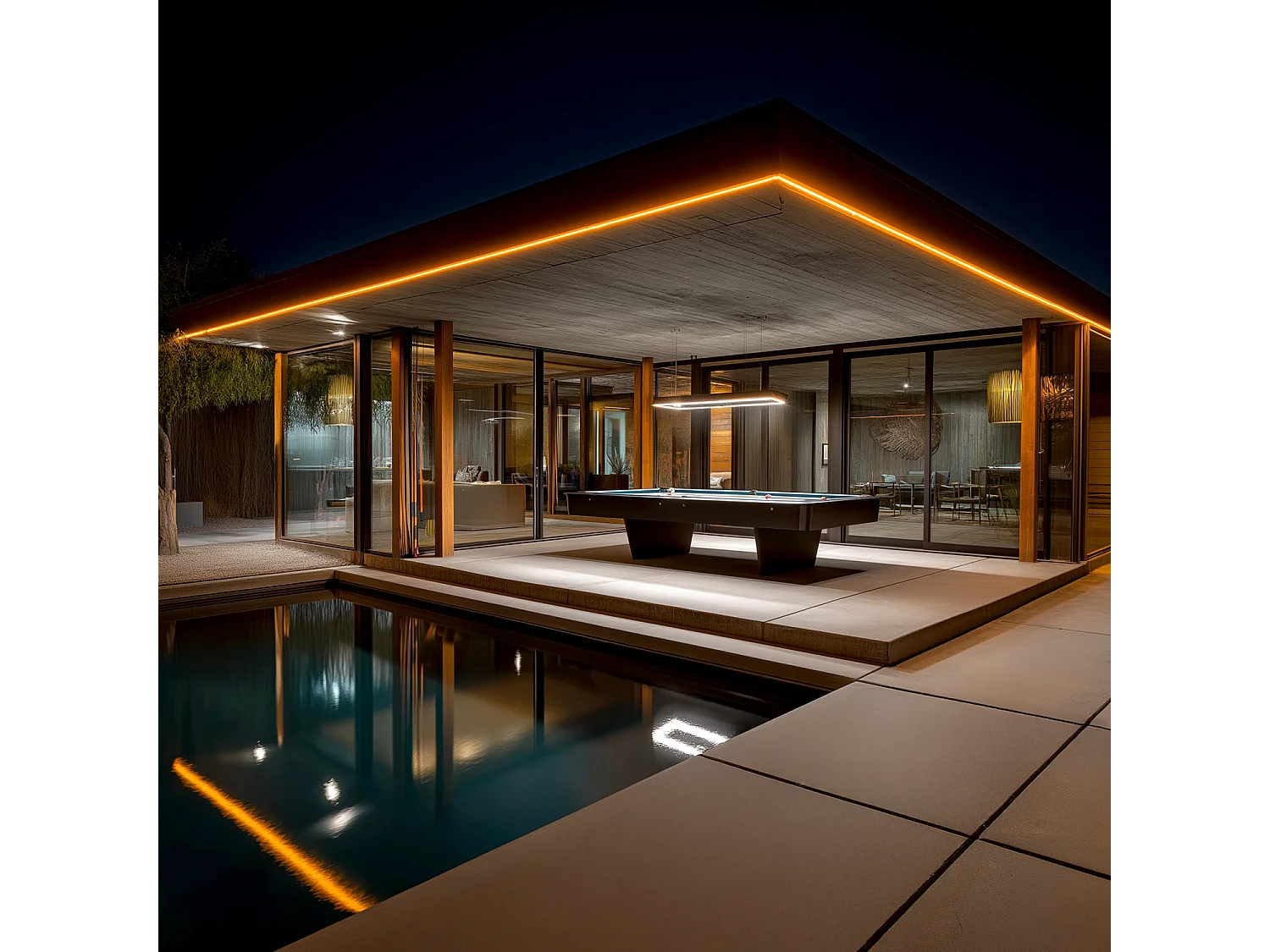 Ruban LED Néon Dimmable 220V BOBINE 50m Orange Circulaire 360 9W/m Coupe 100cm IP67 Orange