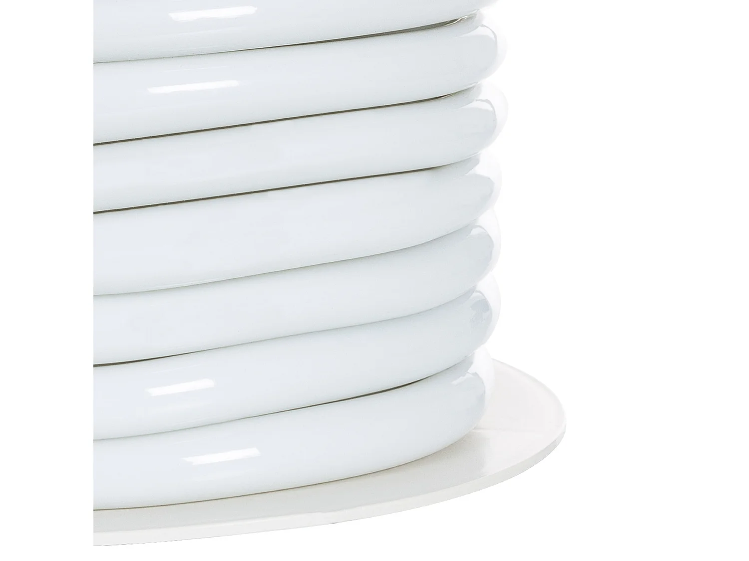 Bobina 50m Striscia LED Neon Regolabile 220V Arancione Circolare 360 9W/m IP67 Taglio 100cm Arancione