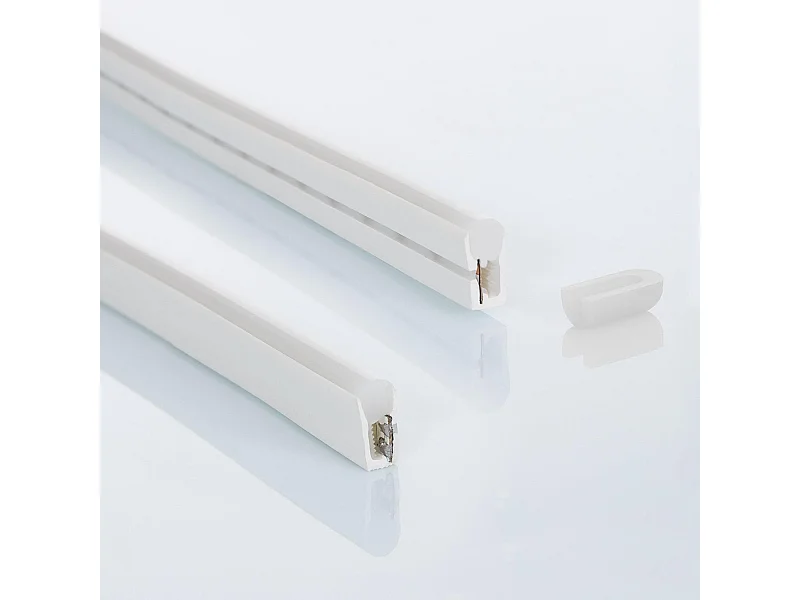 Bobina 100m Striscia LED Neon per Insegne 12V 7.2W/m Larga 12mm FreeCut Bianco Naturale