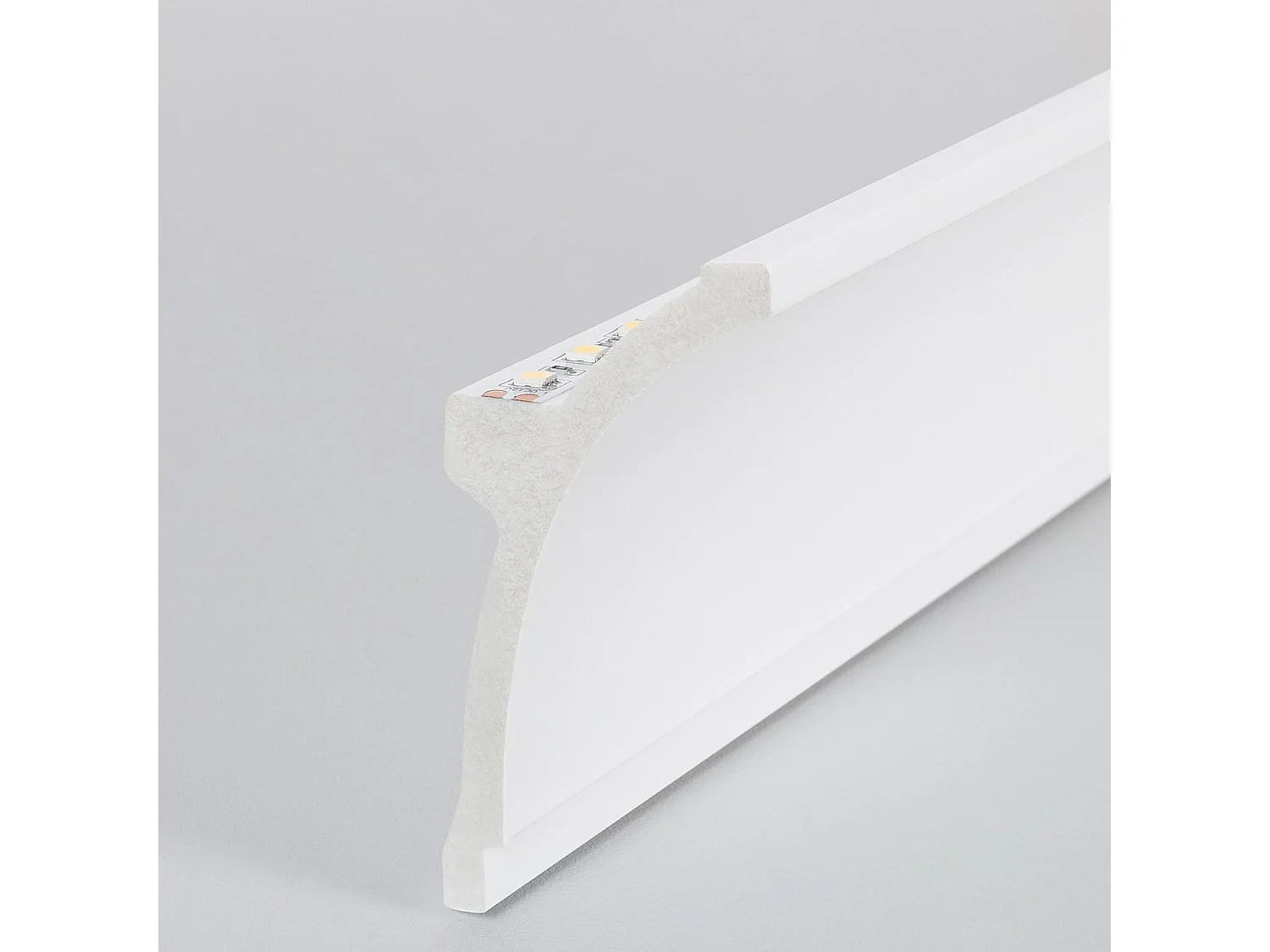 Modanatura per Striscia LED 2m Flame Bianco