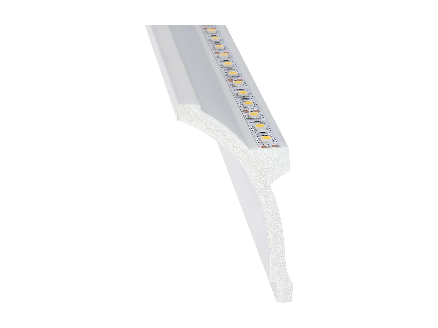 Modanatura per Striscia LED 2m Flame Bianco
